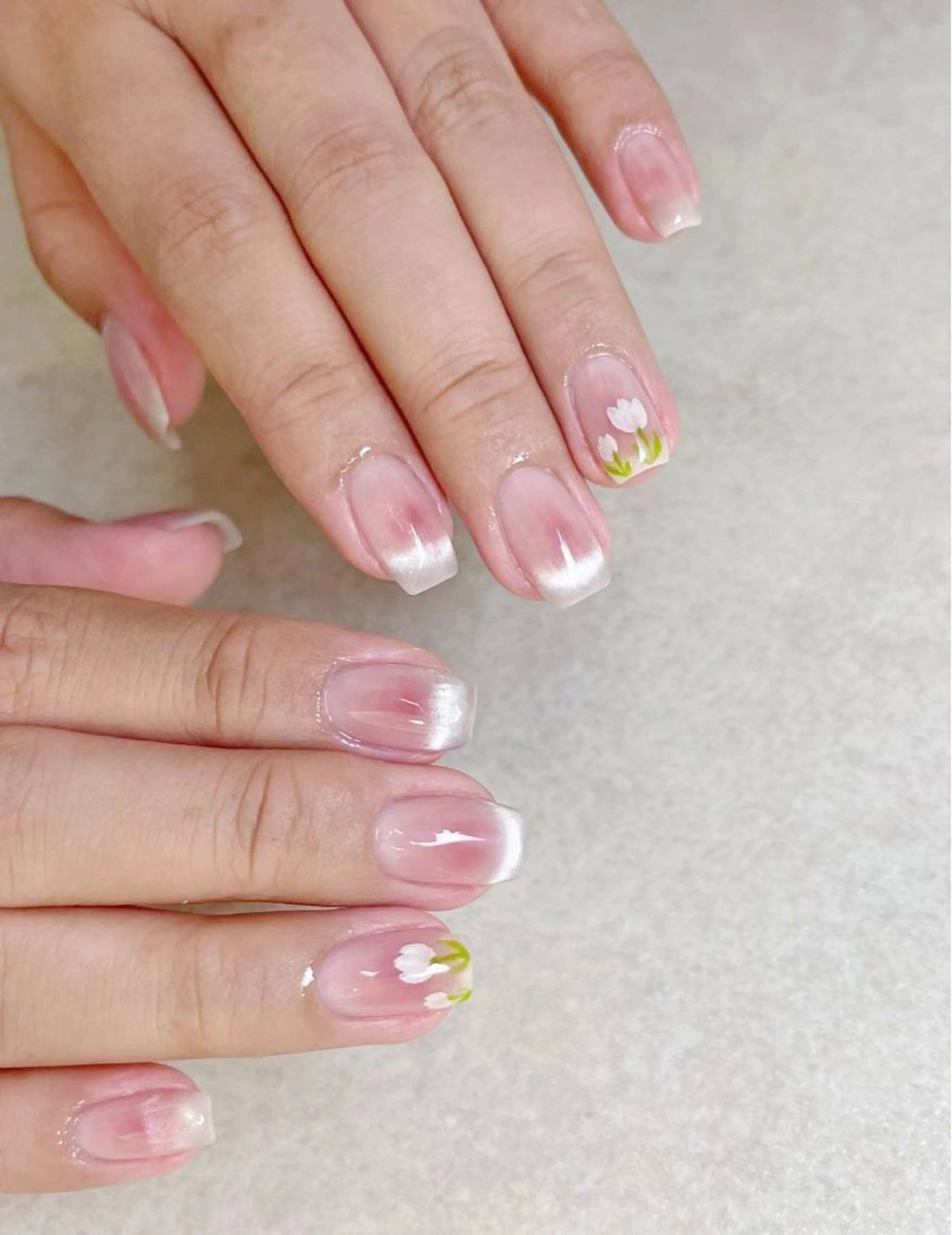 ネイル アートネイル フラワーネイル フットネイル ジェルネイル マグネットネイル Babarla Nailのネイルデザイン