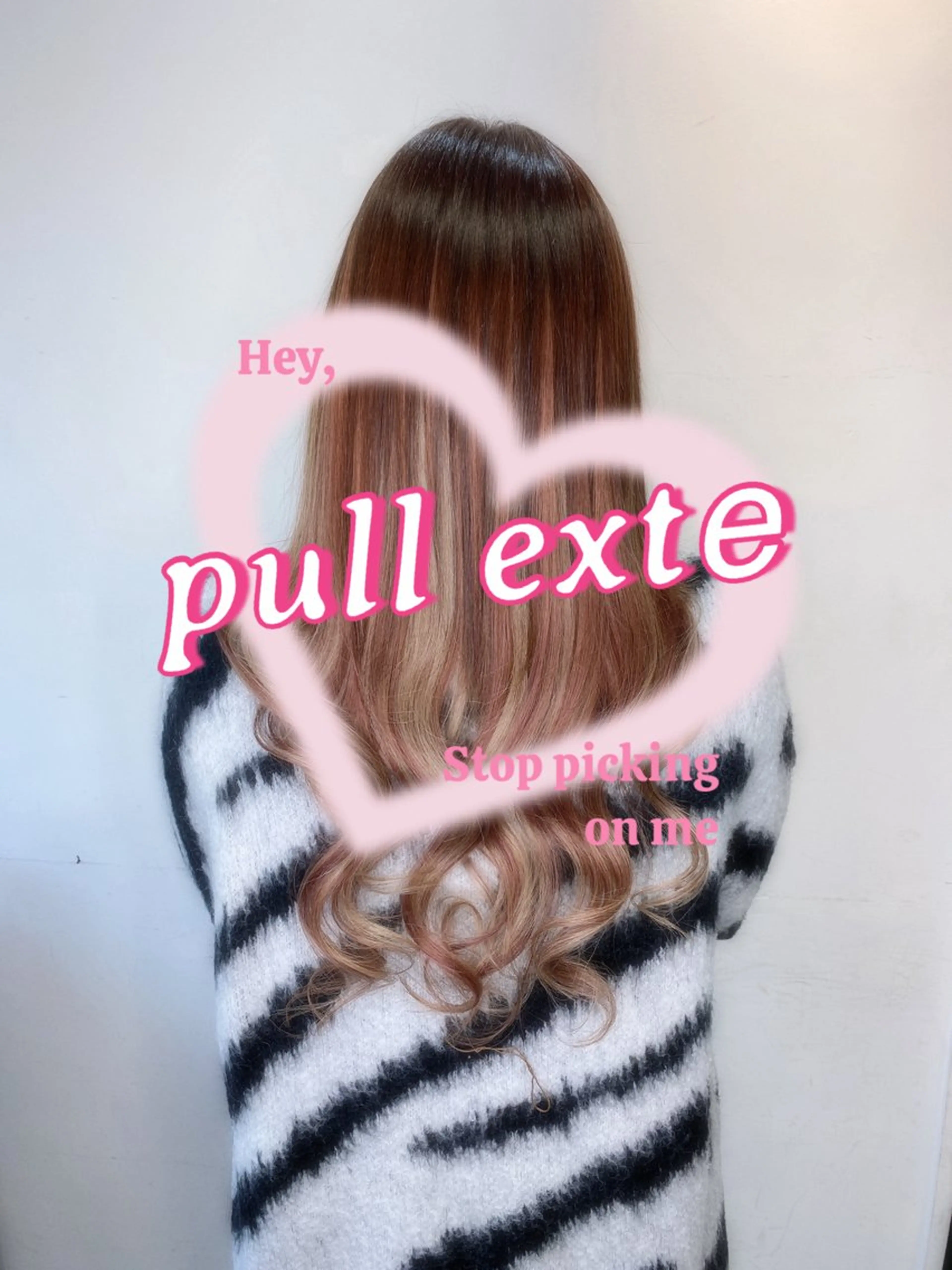 ロング プルエクステ エクステ SA YAKAのヘアスタイル