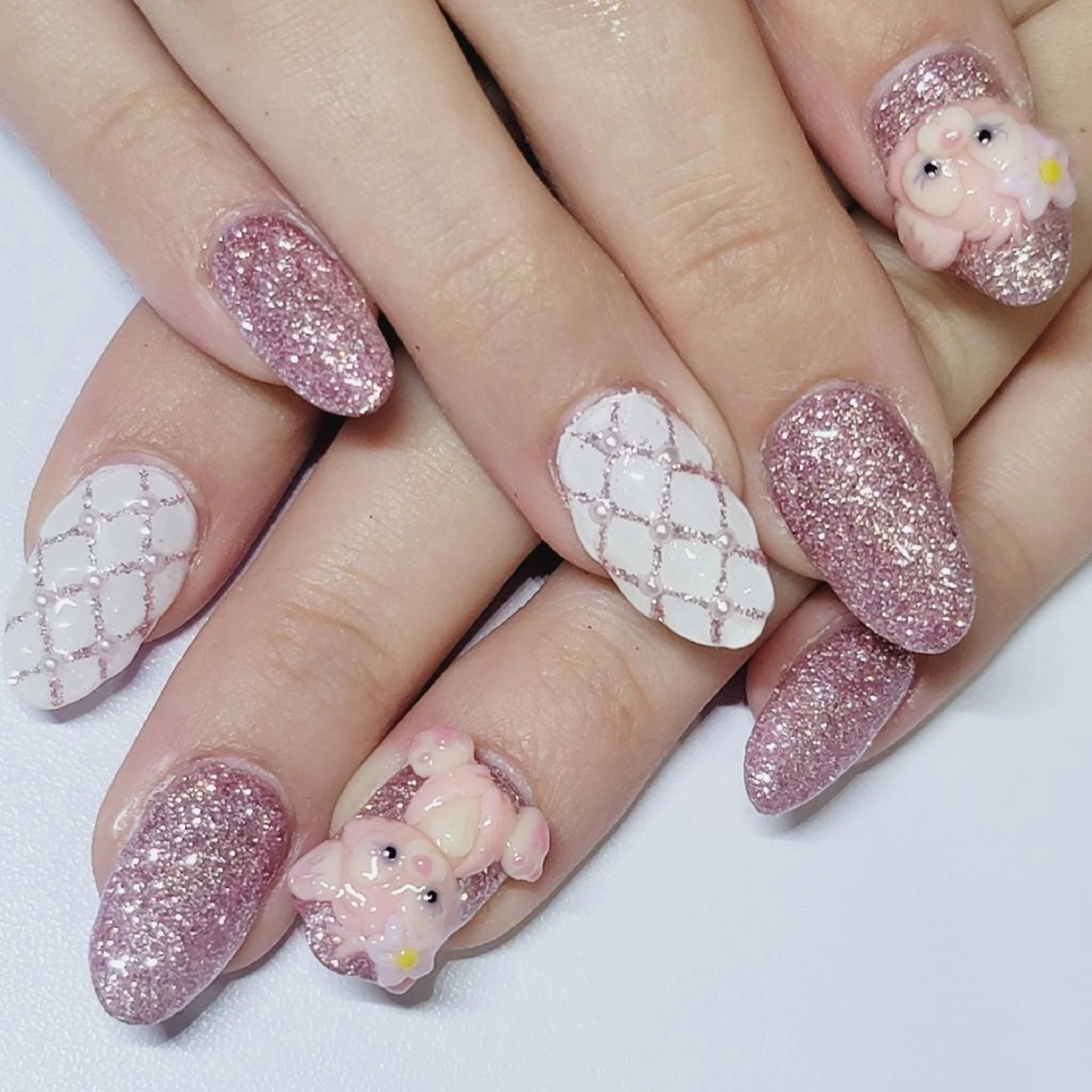 ネイル アートネイル ワンカラーネイル ピンク ハンドネイル よしだ ひろきのネイルデザイン