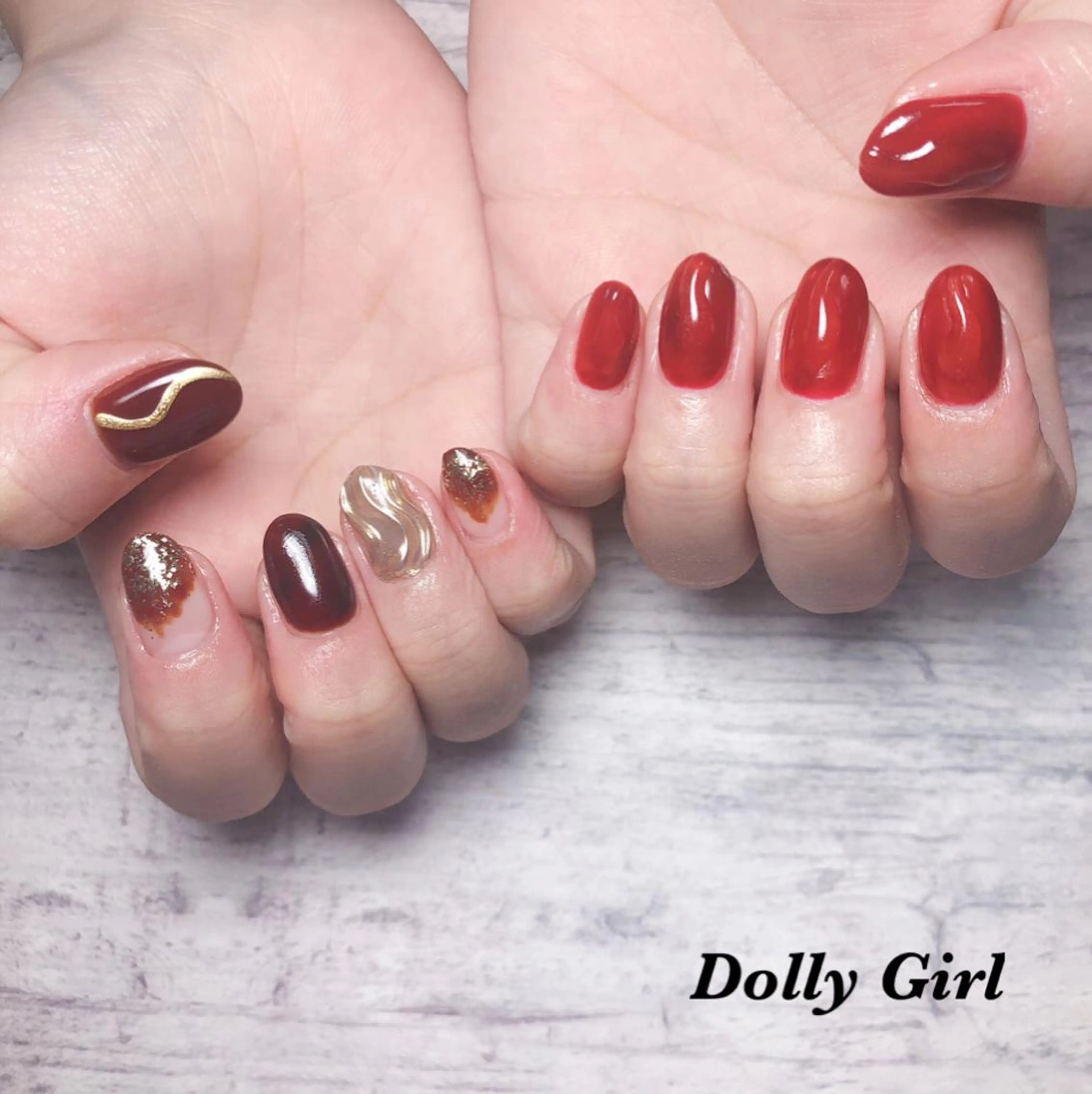 ネイル 個室ネイルサロンDolly  Girl〜ドーリーガール〜所属・DollyGirl KYOKOのネイルデザイン