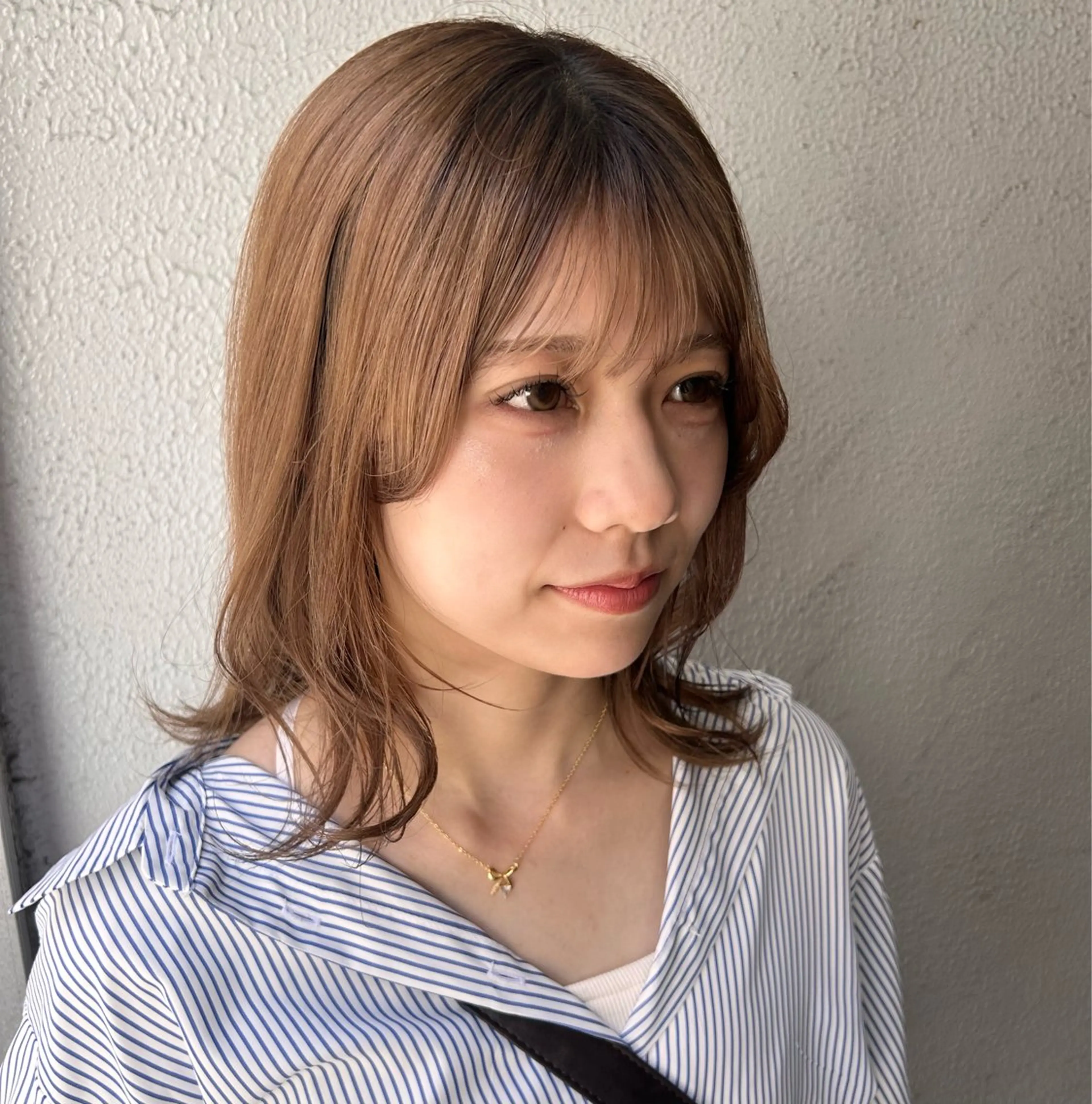 ミディアム トリートメント ベージュ/艶カラー 藤沢/Yuka🍃のヘアスタイル