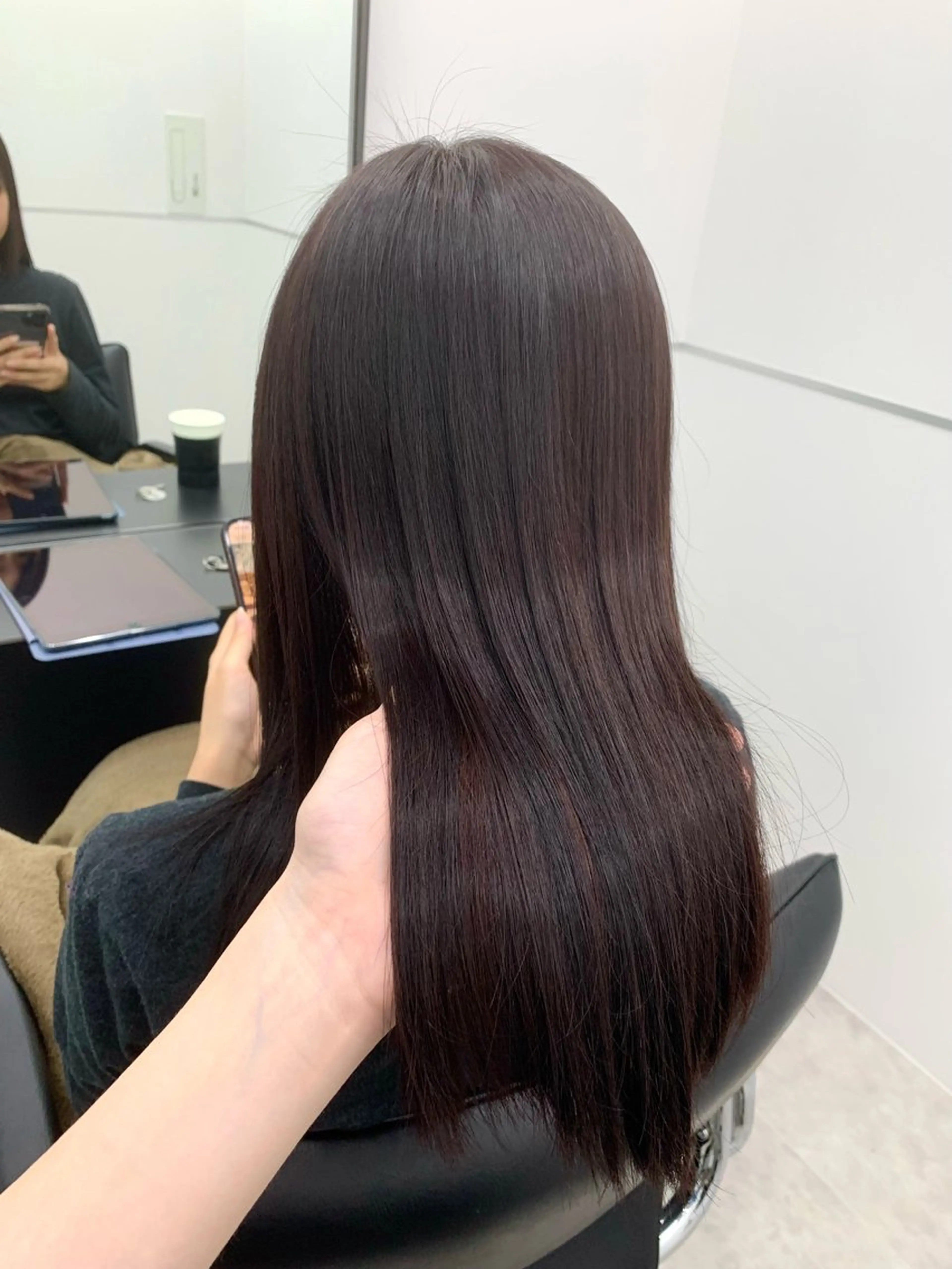 セミロング カラー ブラウンカラー レッドカラー レッドブラウン 本格ヘッドスパ🌿 ×ヘア　佐藤のヘアスタイル