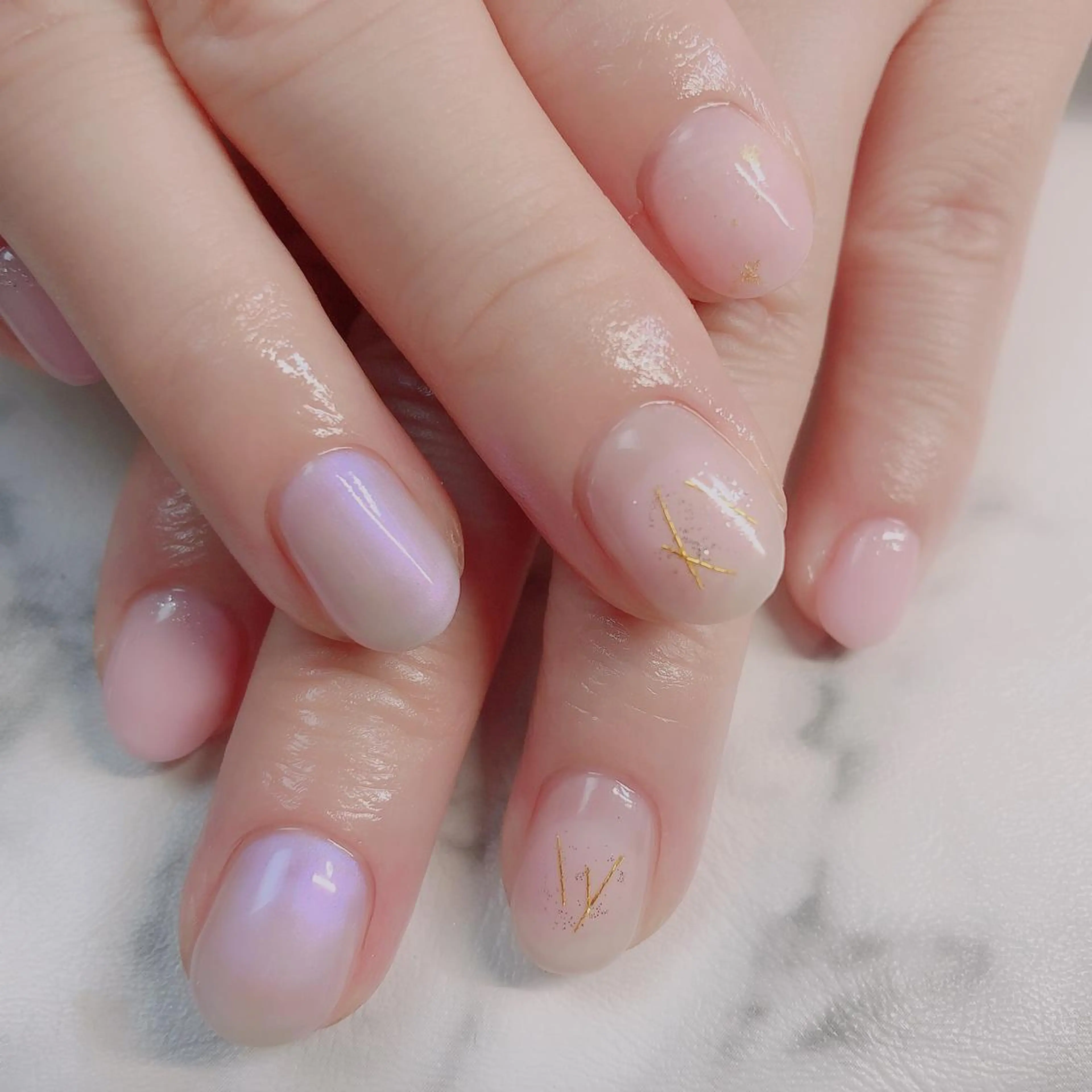 ネイル ハンドネイル ネイルサロンエクラ 🫧Shizukaのネイルデザイン