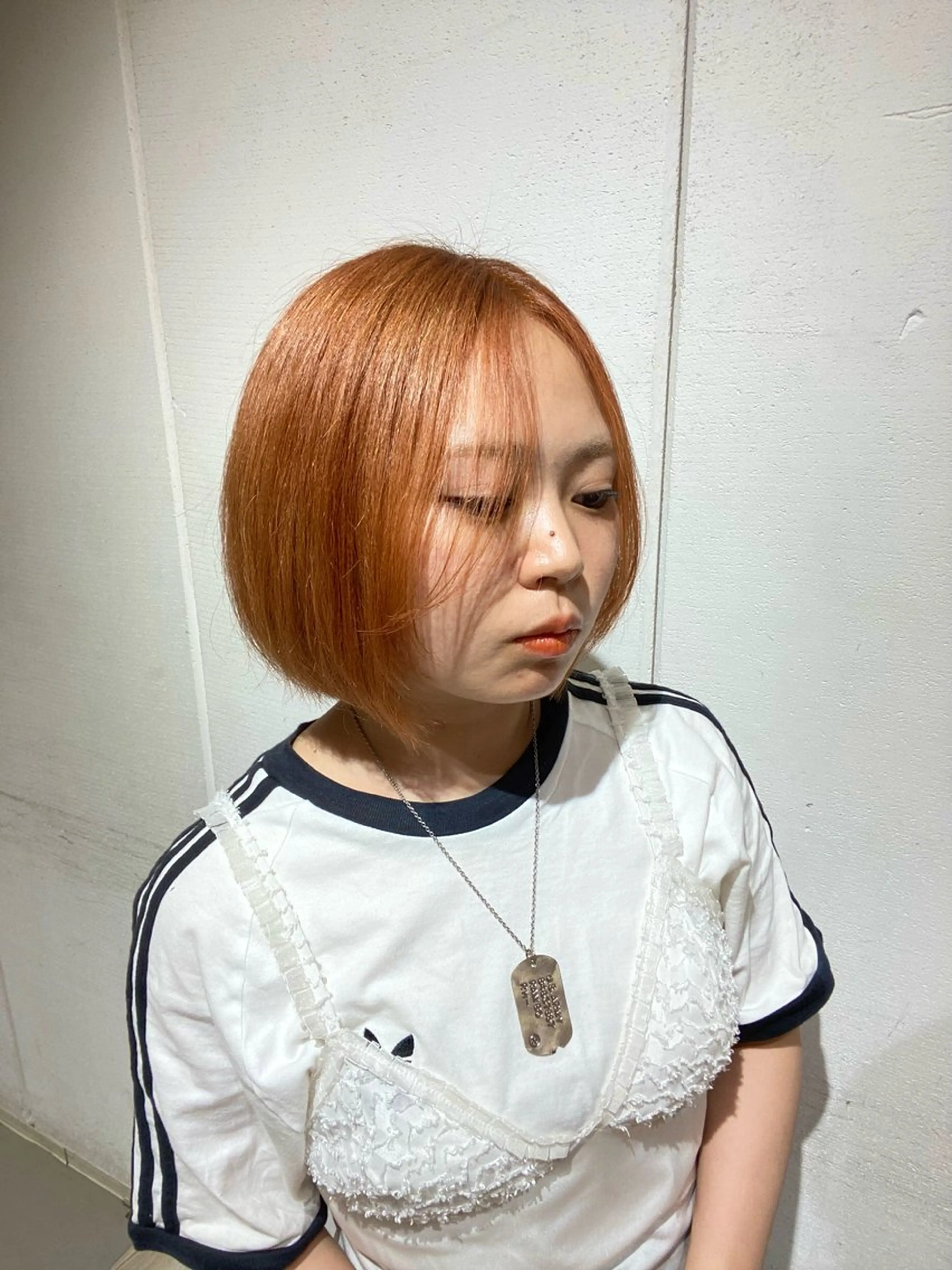 ミディアム カラー ショートカットモデル 募集/Honokaのヘアスタイル