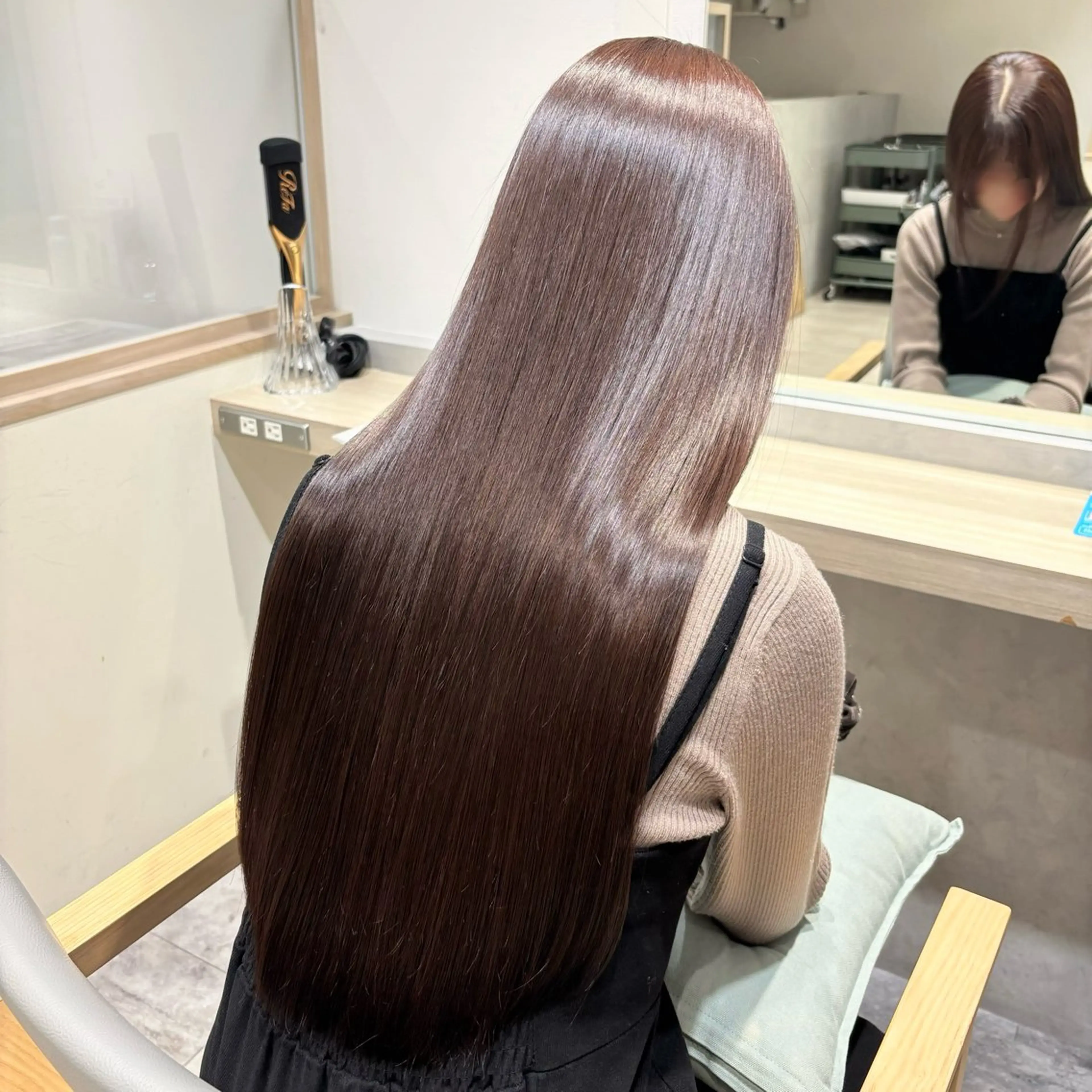 ロング 縮毛矯正 髪質改善/縮毛矯正/ クロサカ ユウナのヘアスタイル