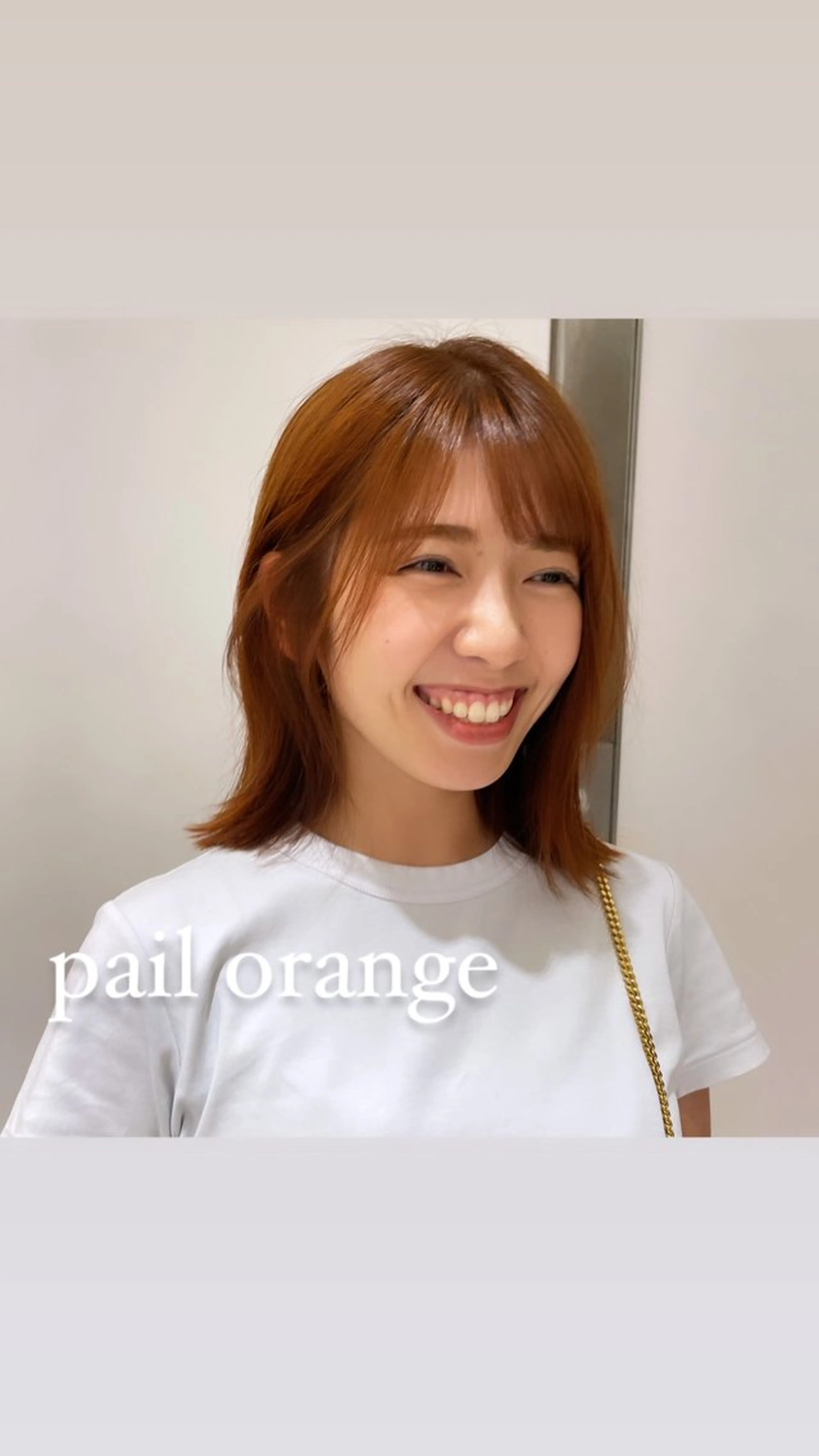 セミロング ヘアカラー トリートメント ボブパーマ ♡ヨシカワハナコのヘアスタイル