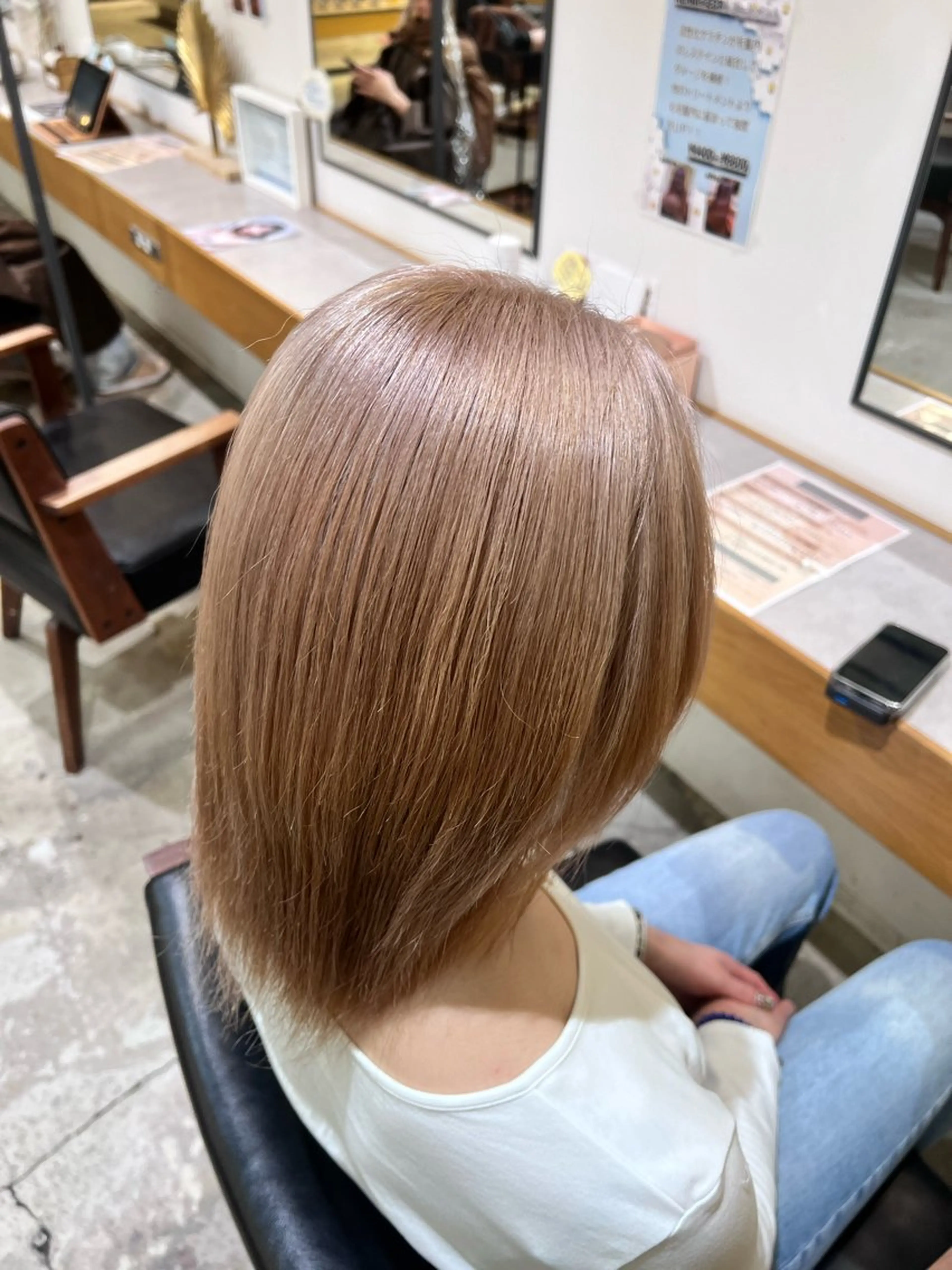 ミディアム ヘアカラー suzuna 🫧のヘアスタイル