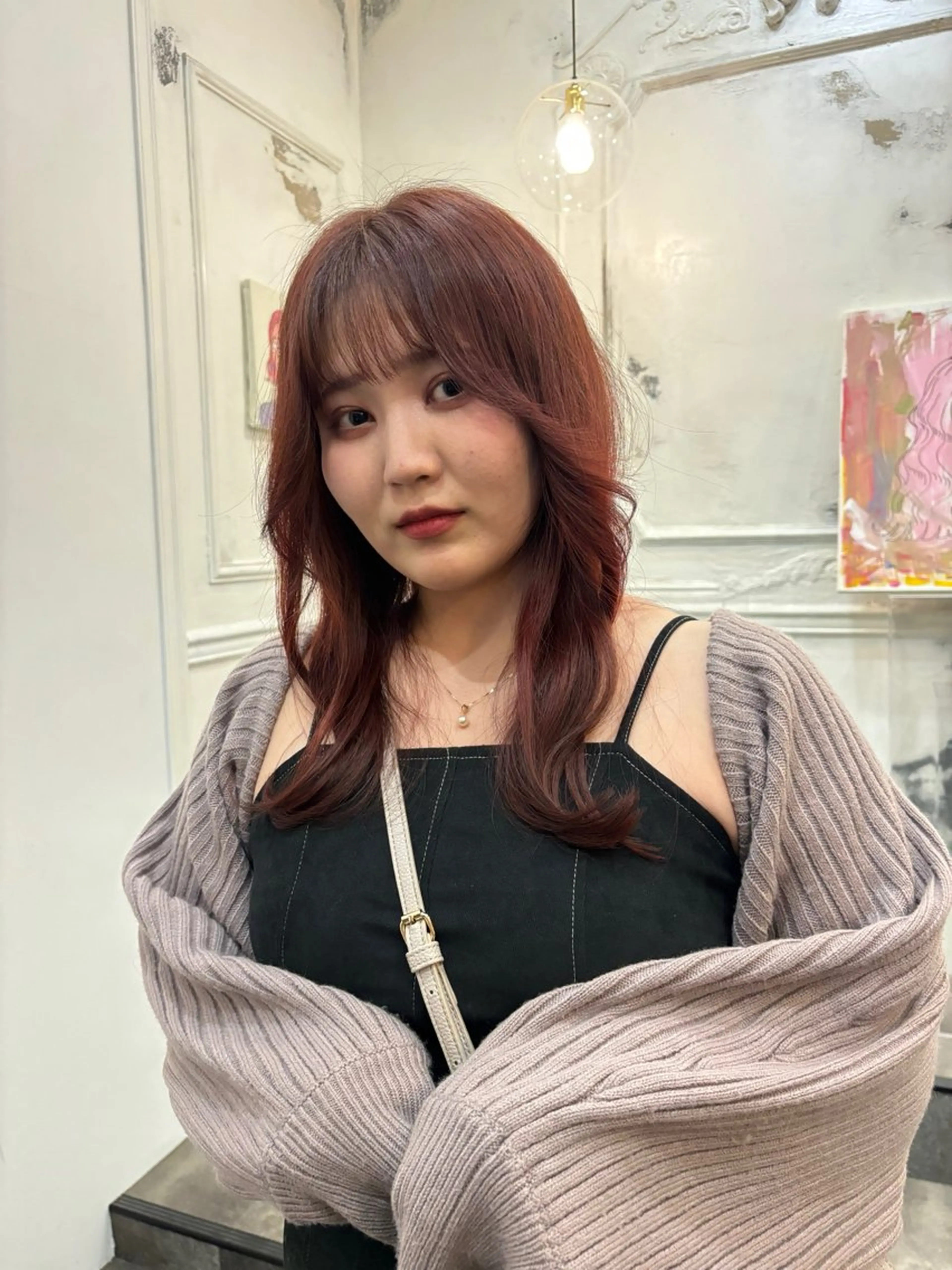 セミロング comeghead 琴音のヘアスタイル