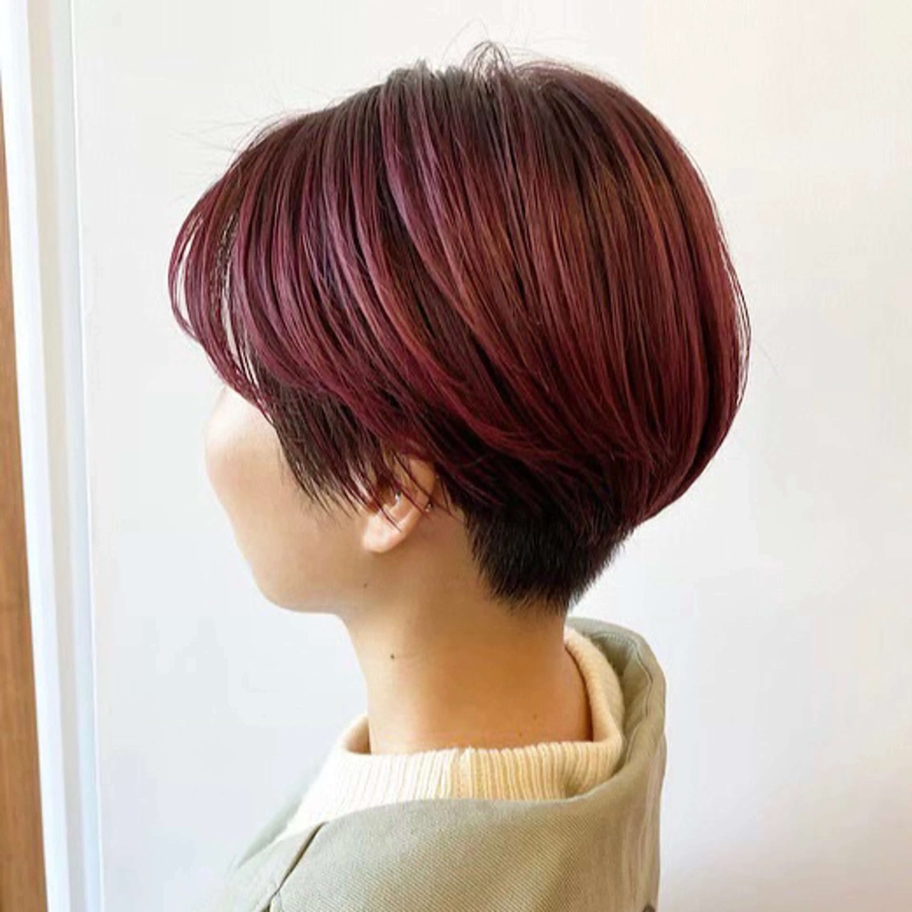 ショート トップスタイリスト 林すずかのヘアスタイル