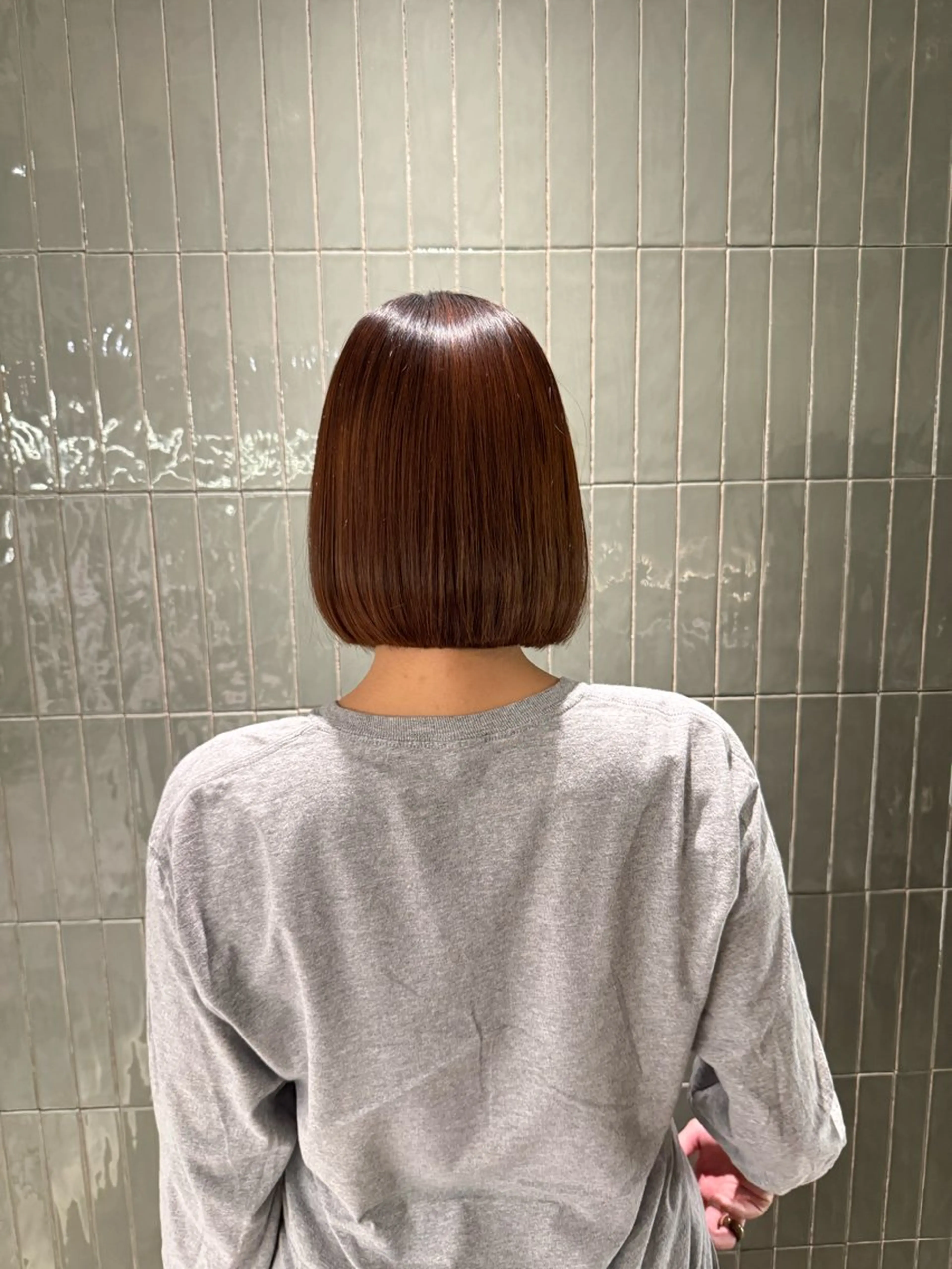 ミディアム ボブ ホリグチ ルナのヘアスタイル