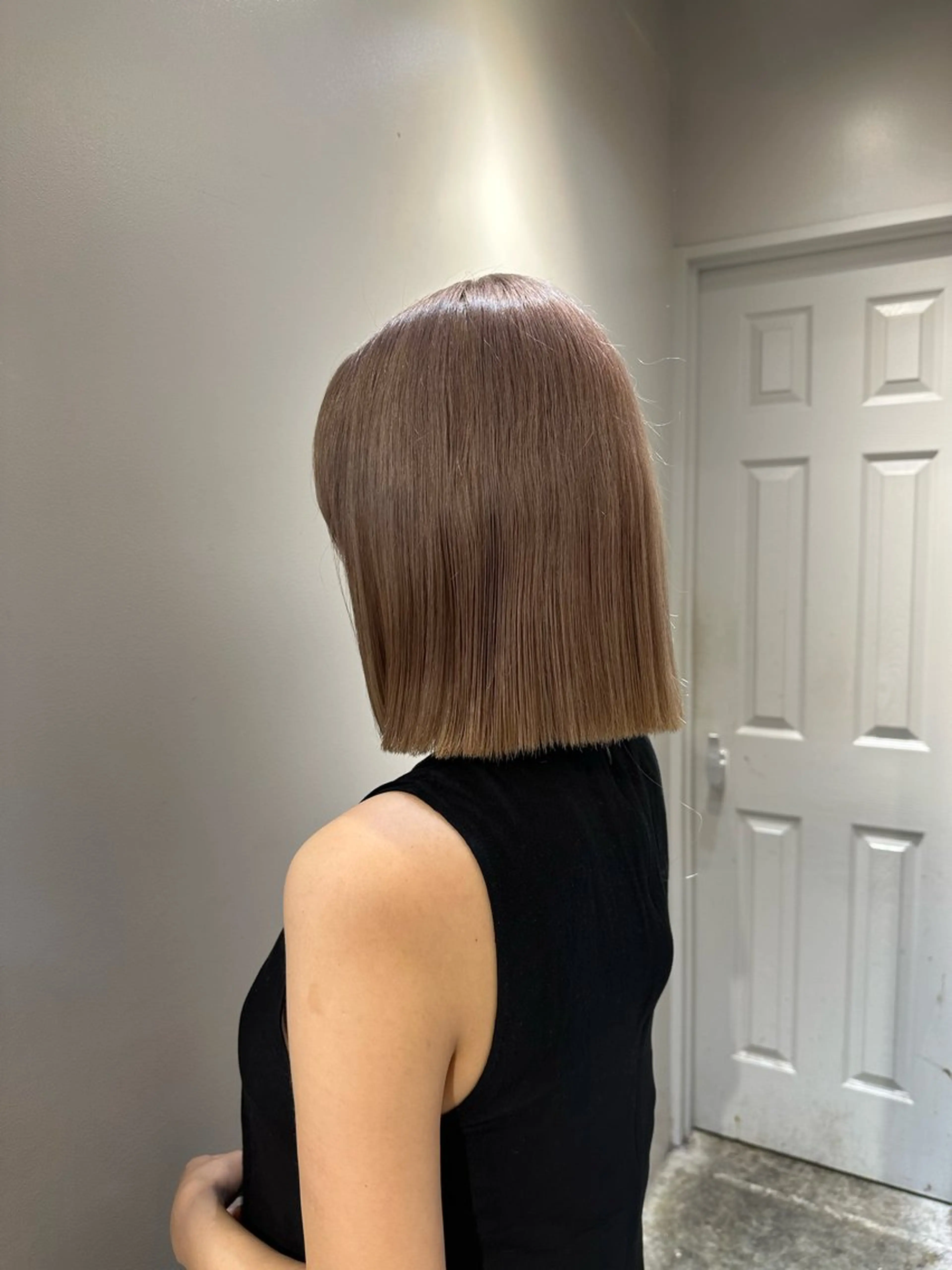 ショート カラー ベージュカラー Cinq所属・ハイライト🌟/ ボブ/豊田のヘアスタイル