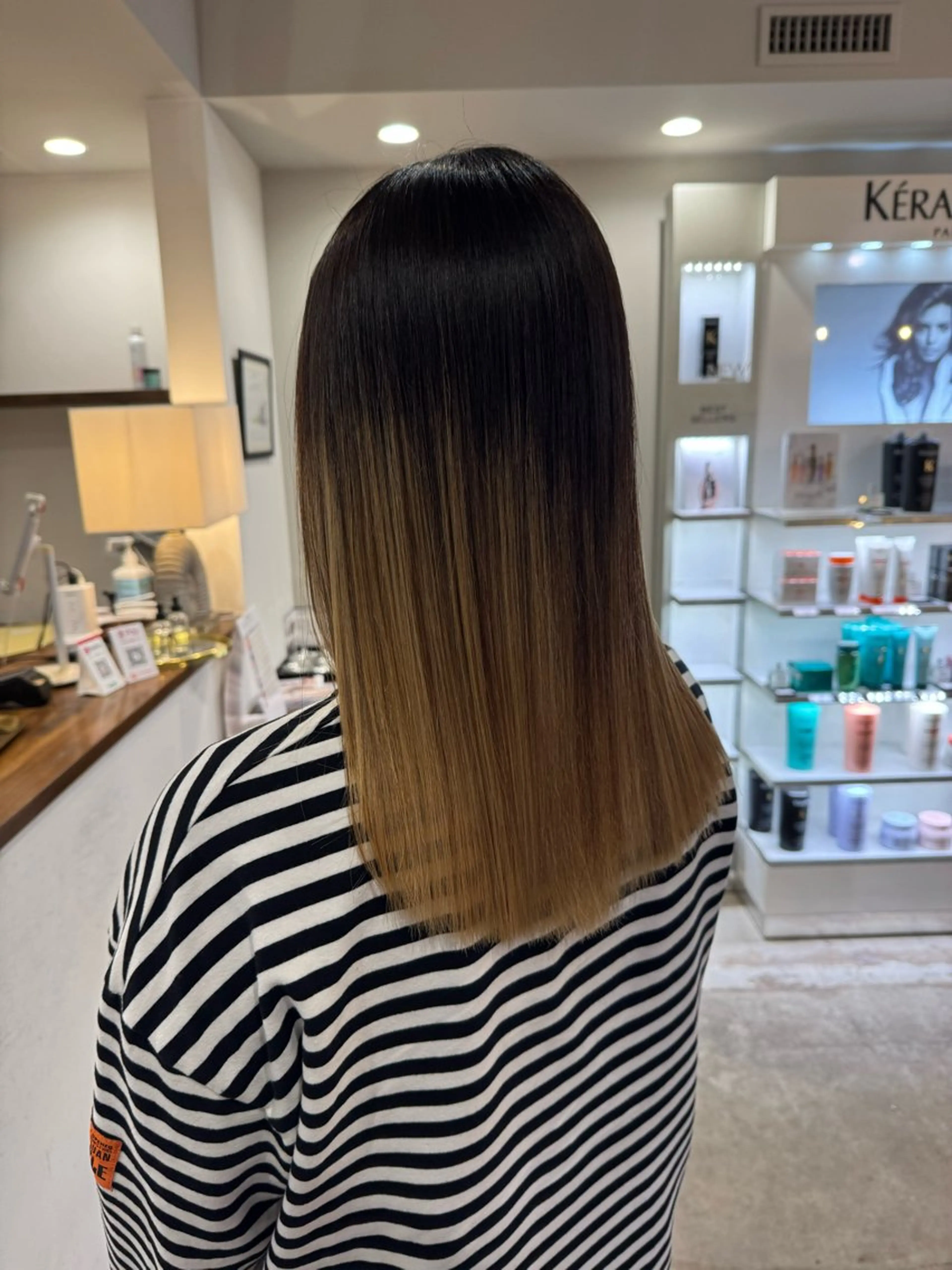 ロング 縮毛矯正 EFFACE鴻巣 2号店  中山柚香のヘアスタイル