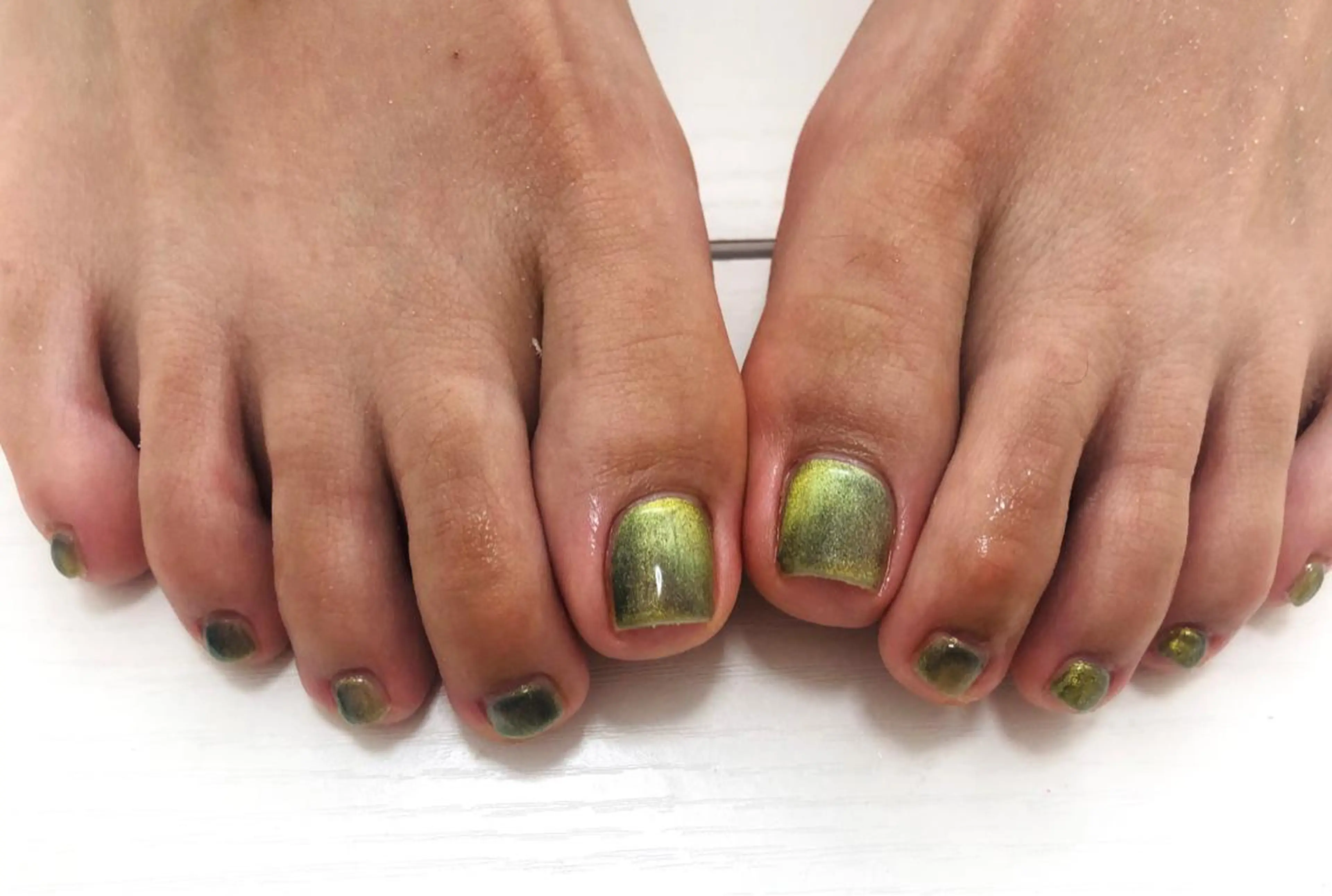 ネイル フットネイル マグネットネイル フットネイル Mogu nail 二子玉川のネイルデザイン