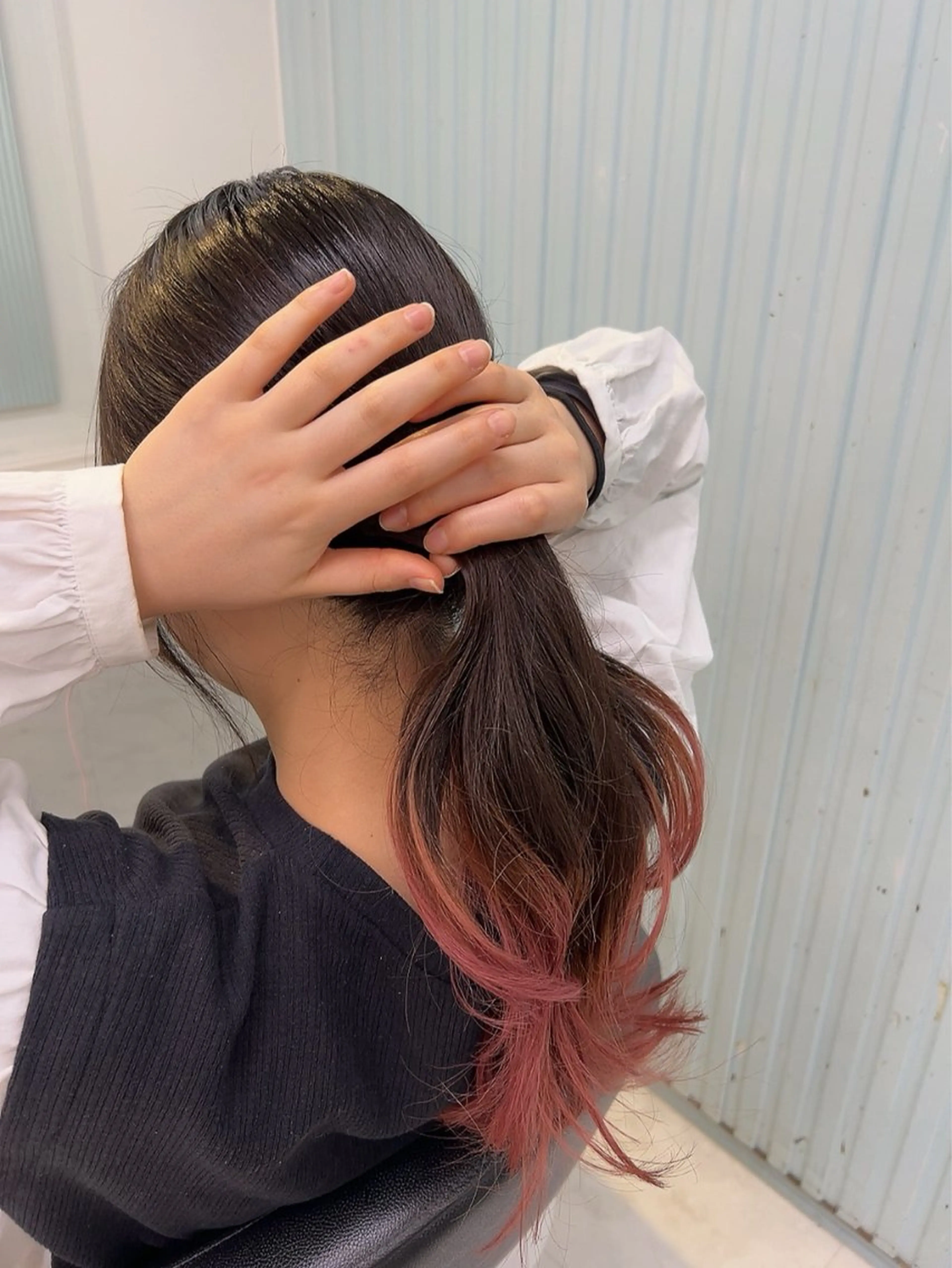 ミディアム カラー ヘアカラー トリートメント ヘッドスパ 🥞ベージュ系カラー 【すずきりほ】🥞のヘアスタイル