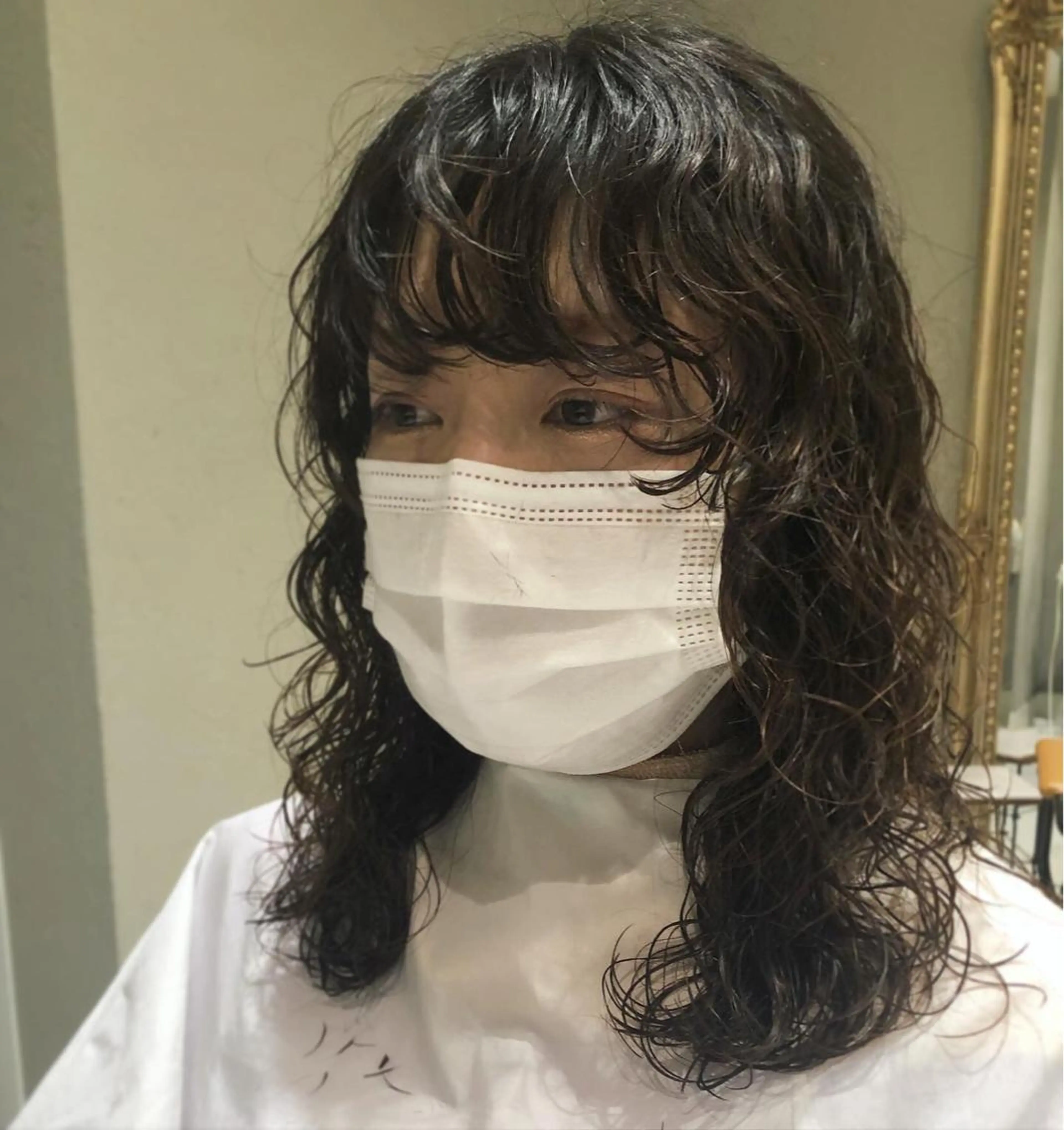 ミディアム パーマ ミディアムパーマ レイヤーカット 髪質改善&エイジングケア ANFINI 銀座店所属・髪質改善No.1🍀 🍀銀座🍀矢尾板のヘアスタイル