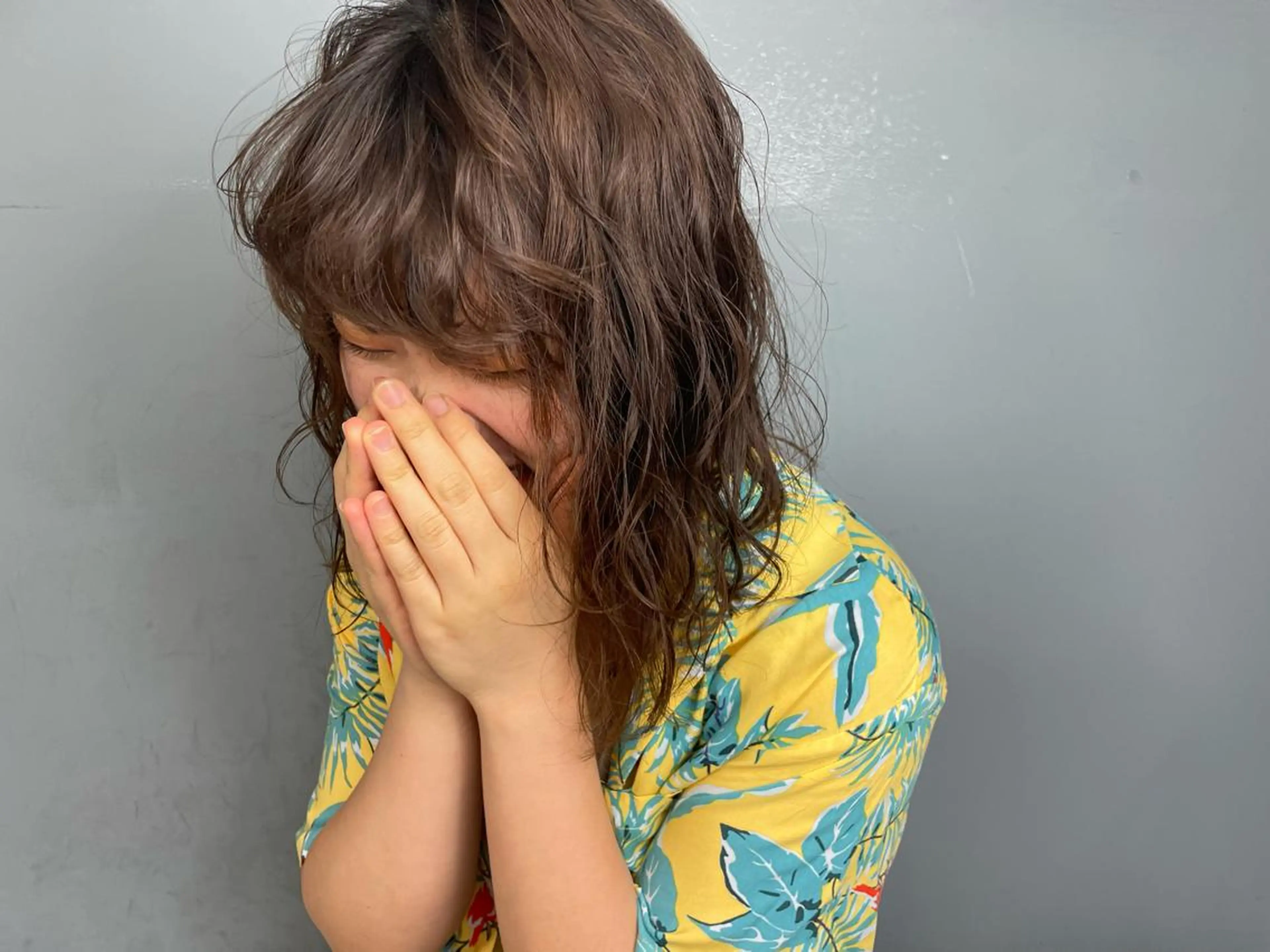 ミディアム ミディアムパーマ oceano🌎小林 穂乃花のヘアスタイル