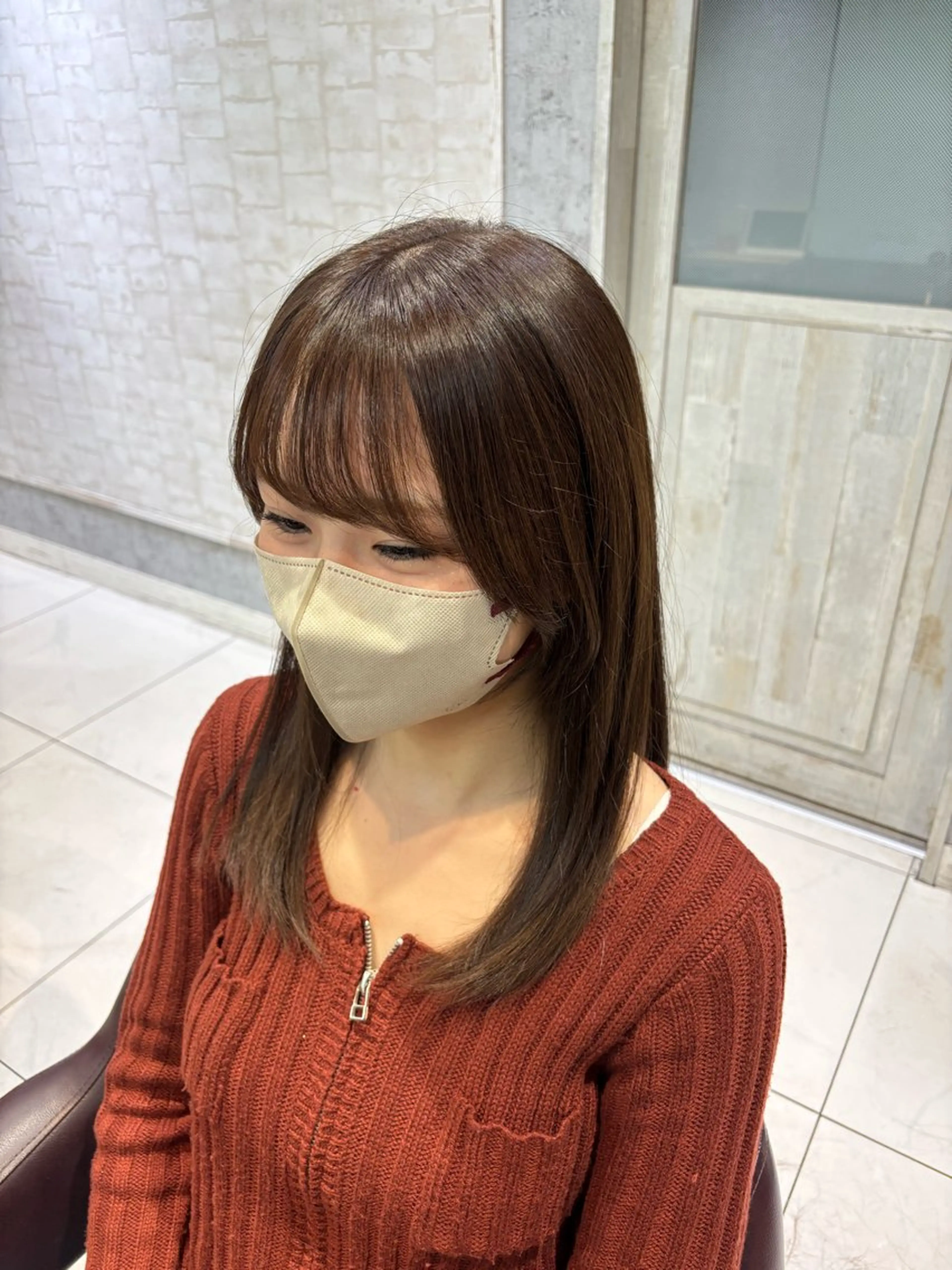 ミディアム カラー 韓国レイヤー/カラー 🐈‍⬛💗miyuのヘアスタイル