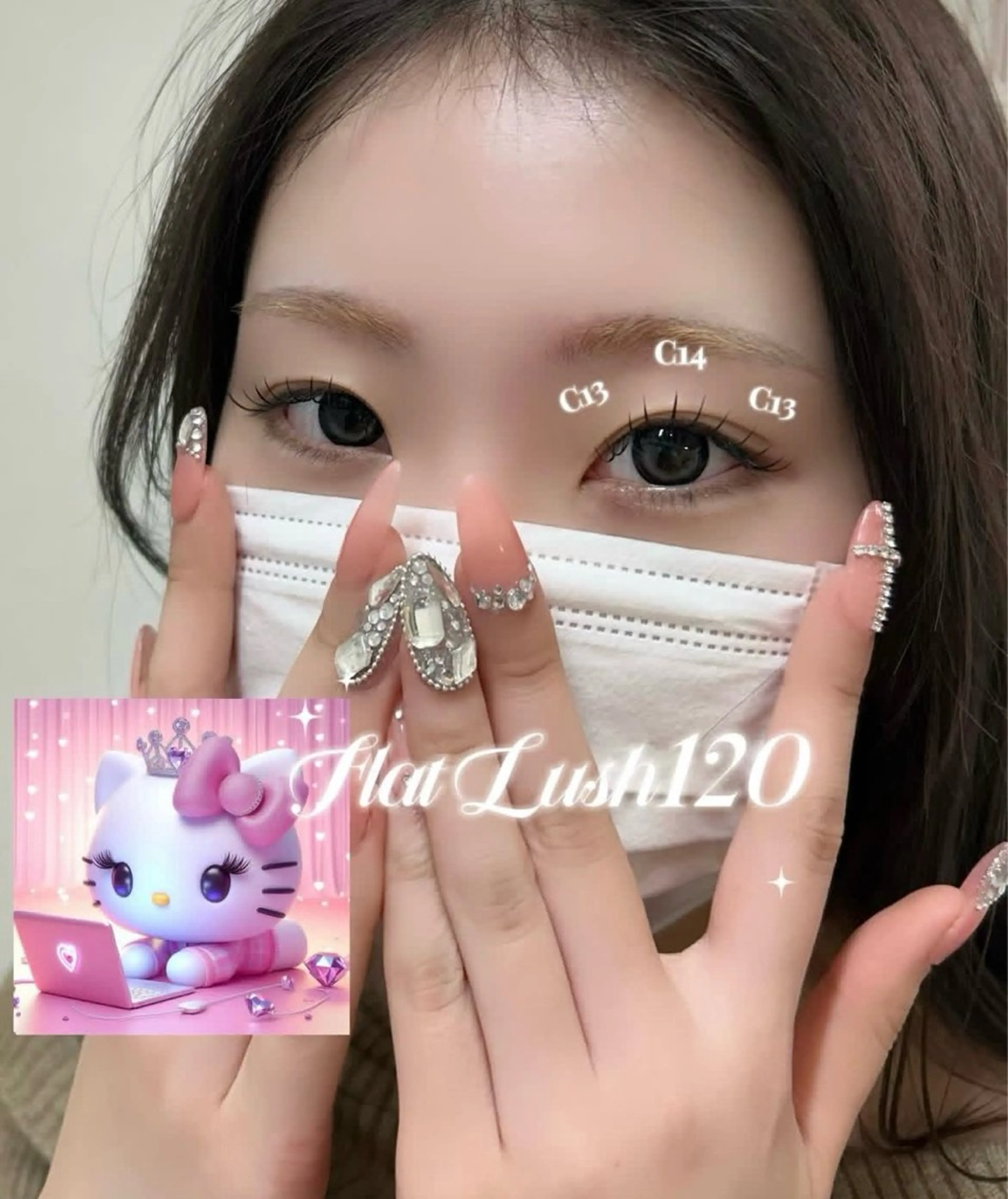 マツエク・マツパ マツエク riona ⠀のマツエク・マツパデザイン