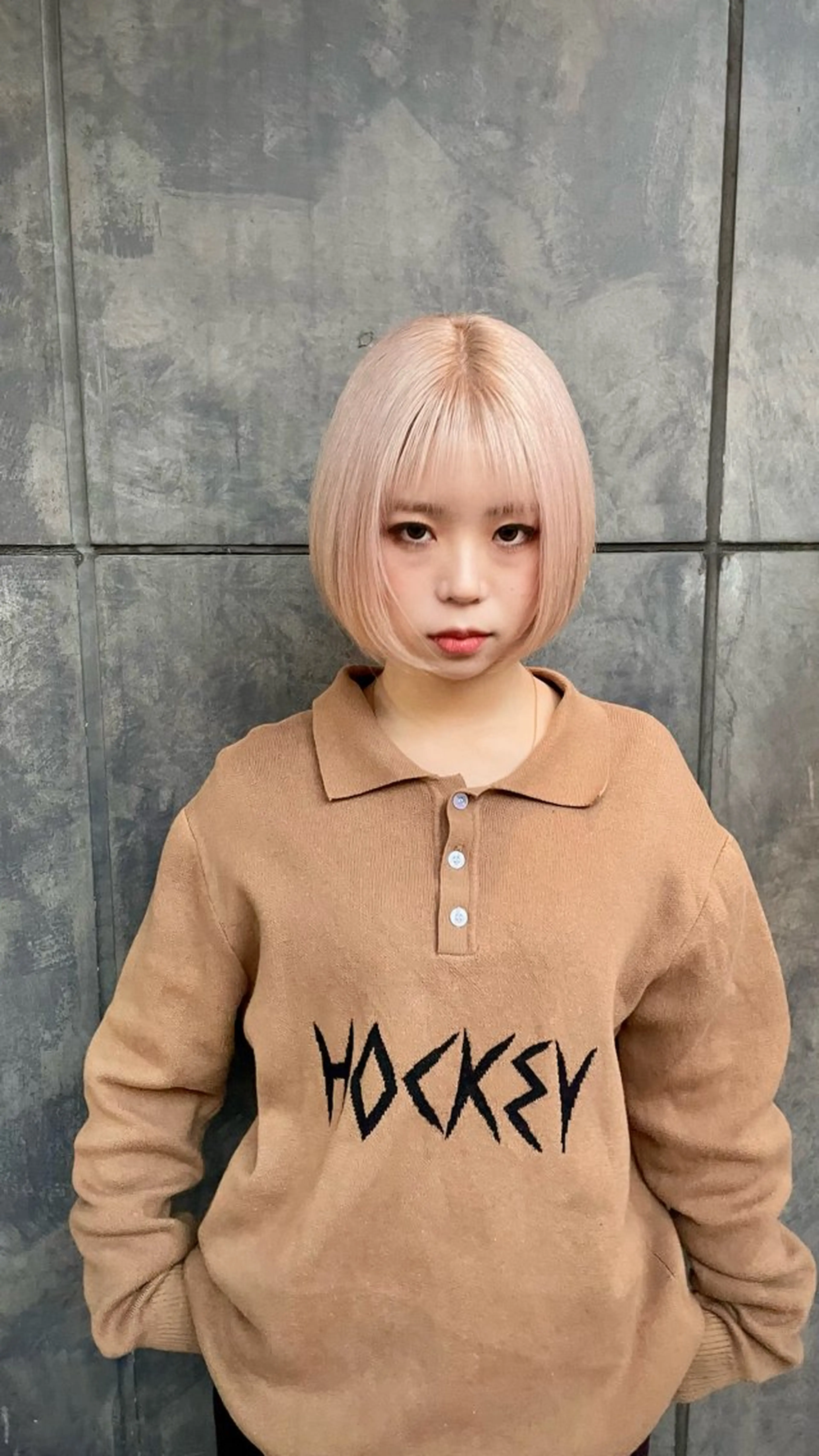 ショート カラー ヘアアレンジ ベージュカラー ブリーチ 💐ナチュラルヘア Kroda💐のヘアスタイル