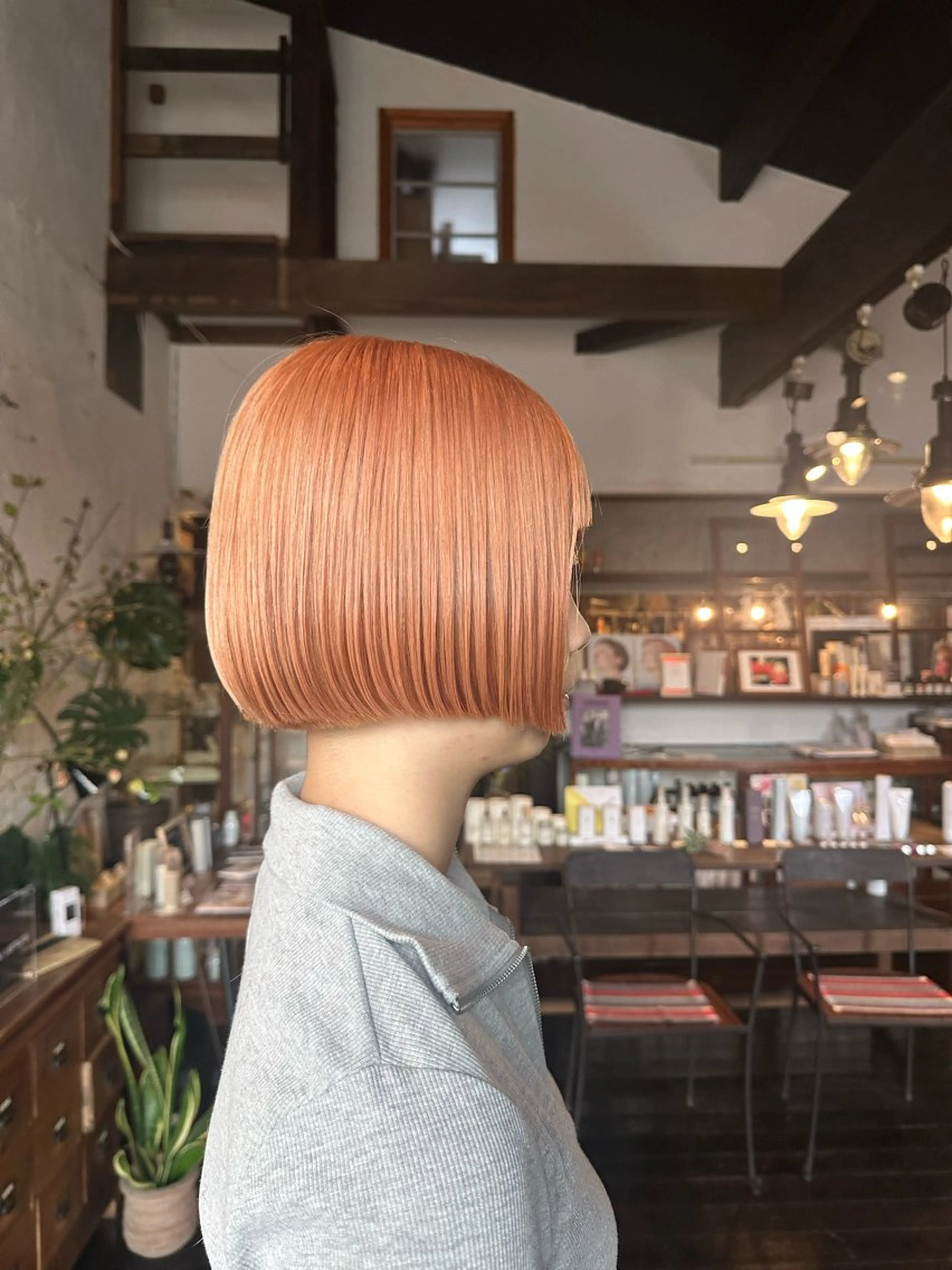 ショート カラー オレンジ 🦖ノザワ リンカ🦖のヘアスタイル