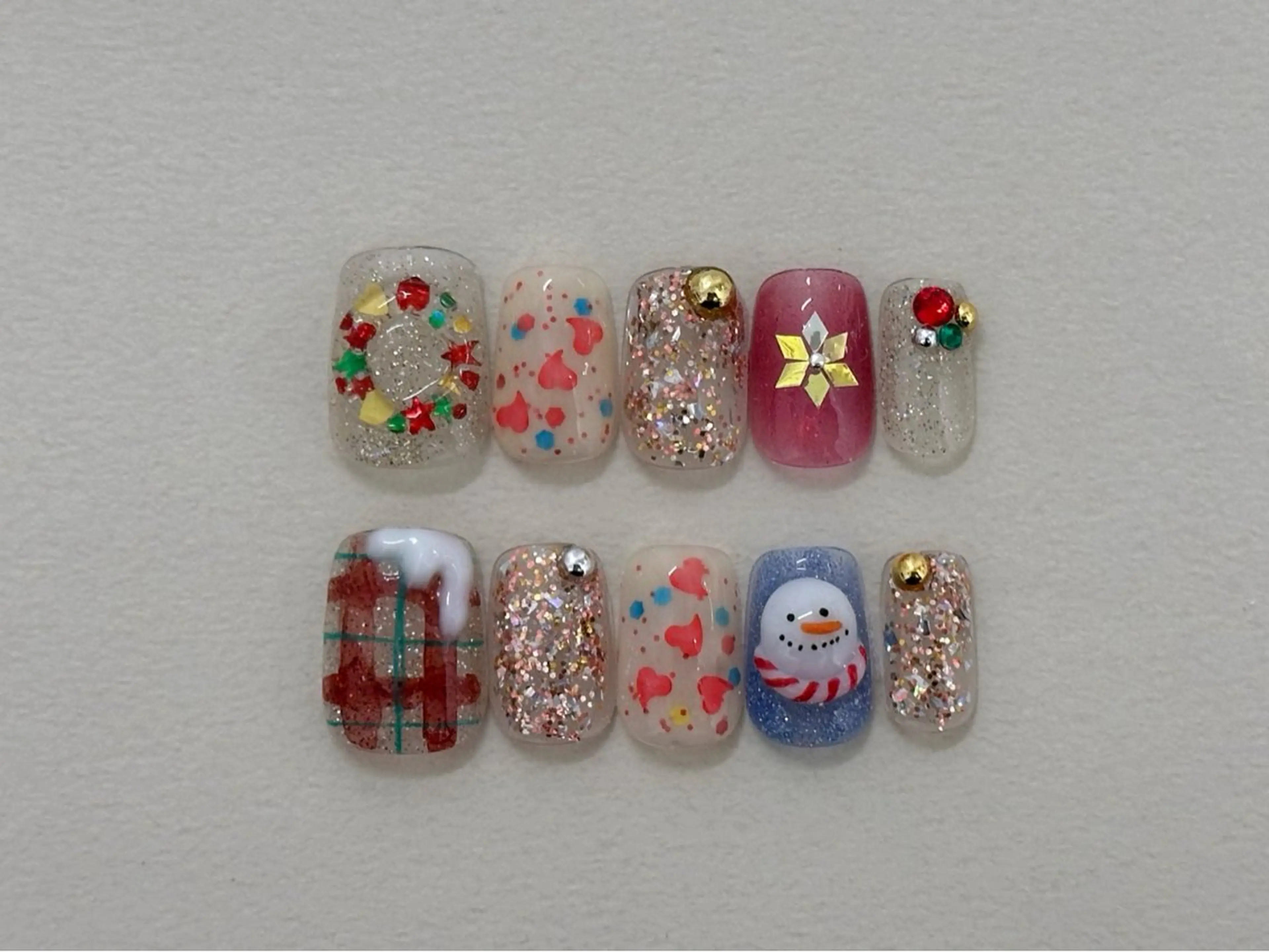 ネイル 冬ネイル クリスマス ハンドネイル Nail Katoのネイルデザイン