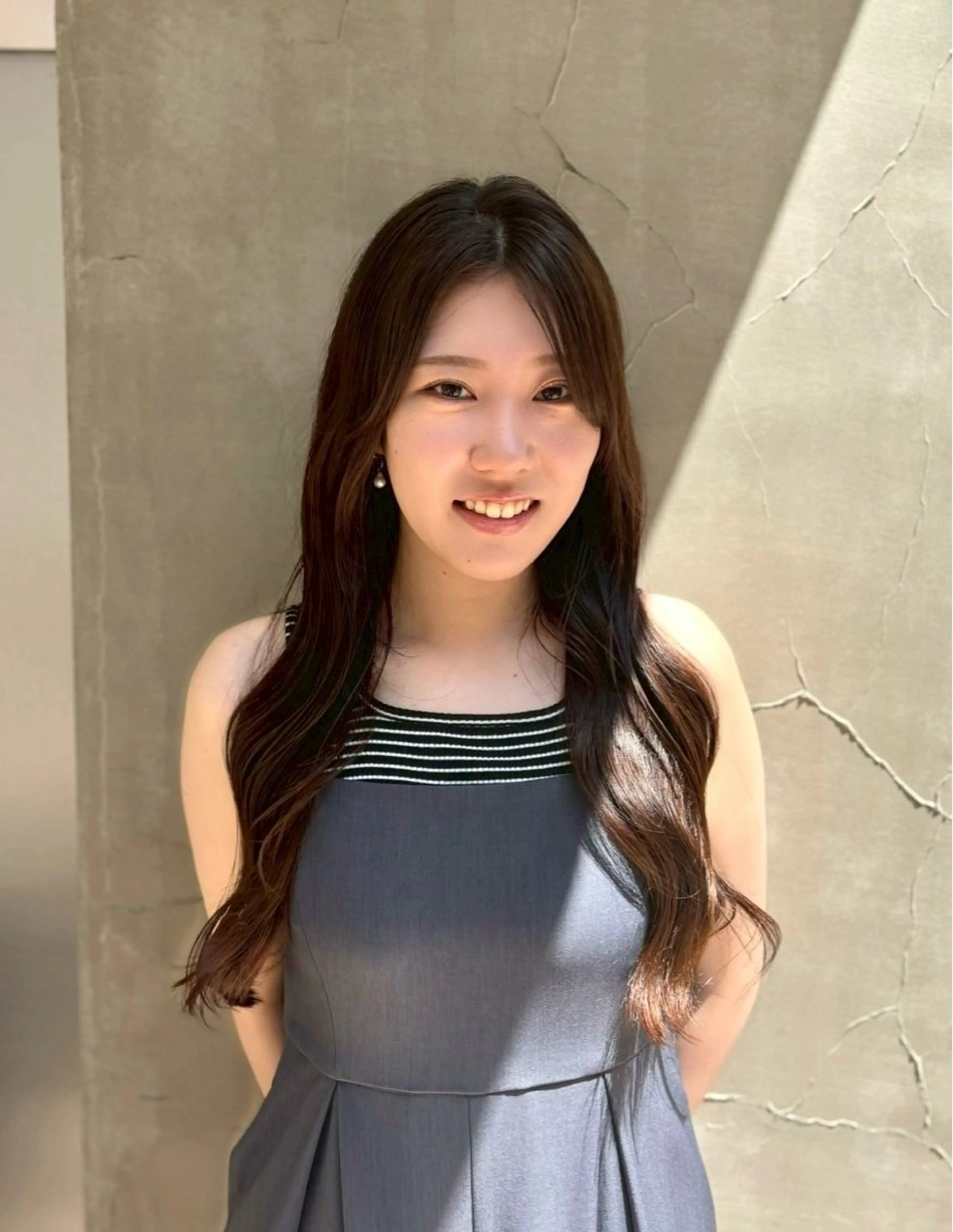 ロング カラー カット ヘアカラー トリートメント VISAGE ba.sk 金子詩帆のヘアスタイル