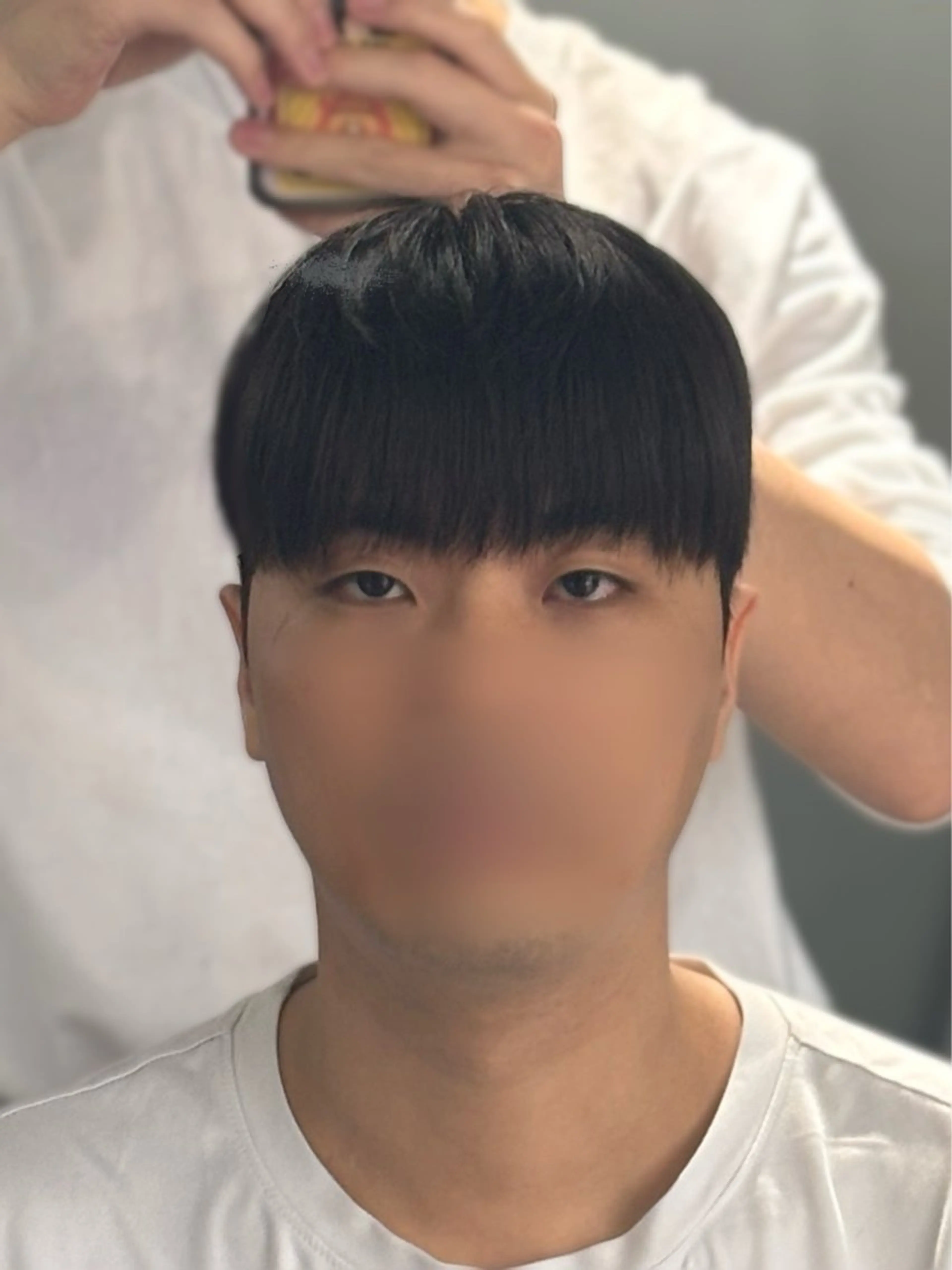 ショート パーマ メンズ カット パーマ 韓国メンズヘア/ ダウンパーマ/歩夢のヘアスタイル