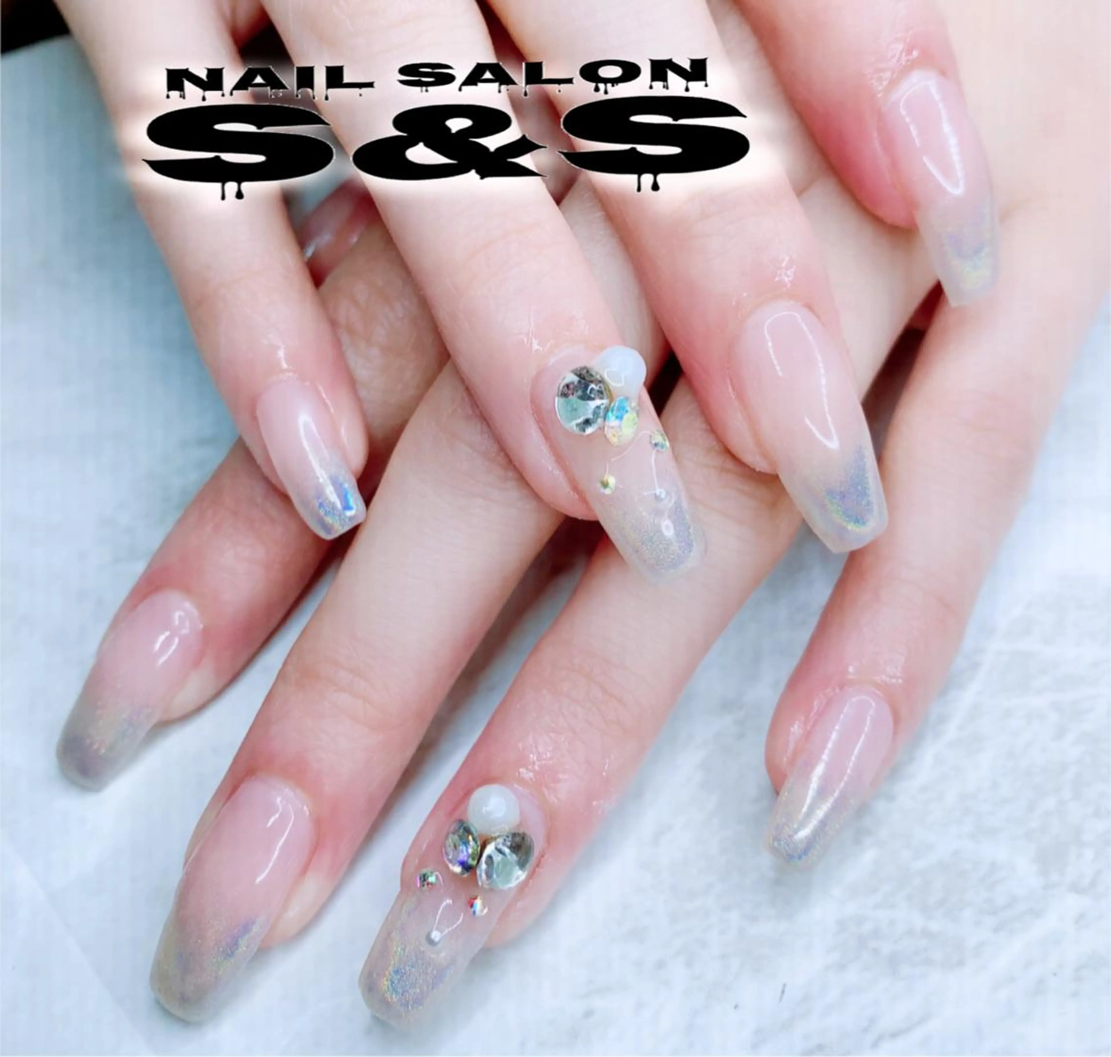 ネイル 長さ出し メンズネイル 持ち込み スカルプネイル S&S 村田小百合のネイルデザイン