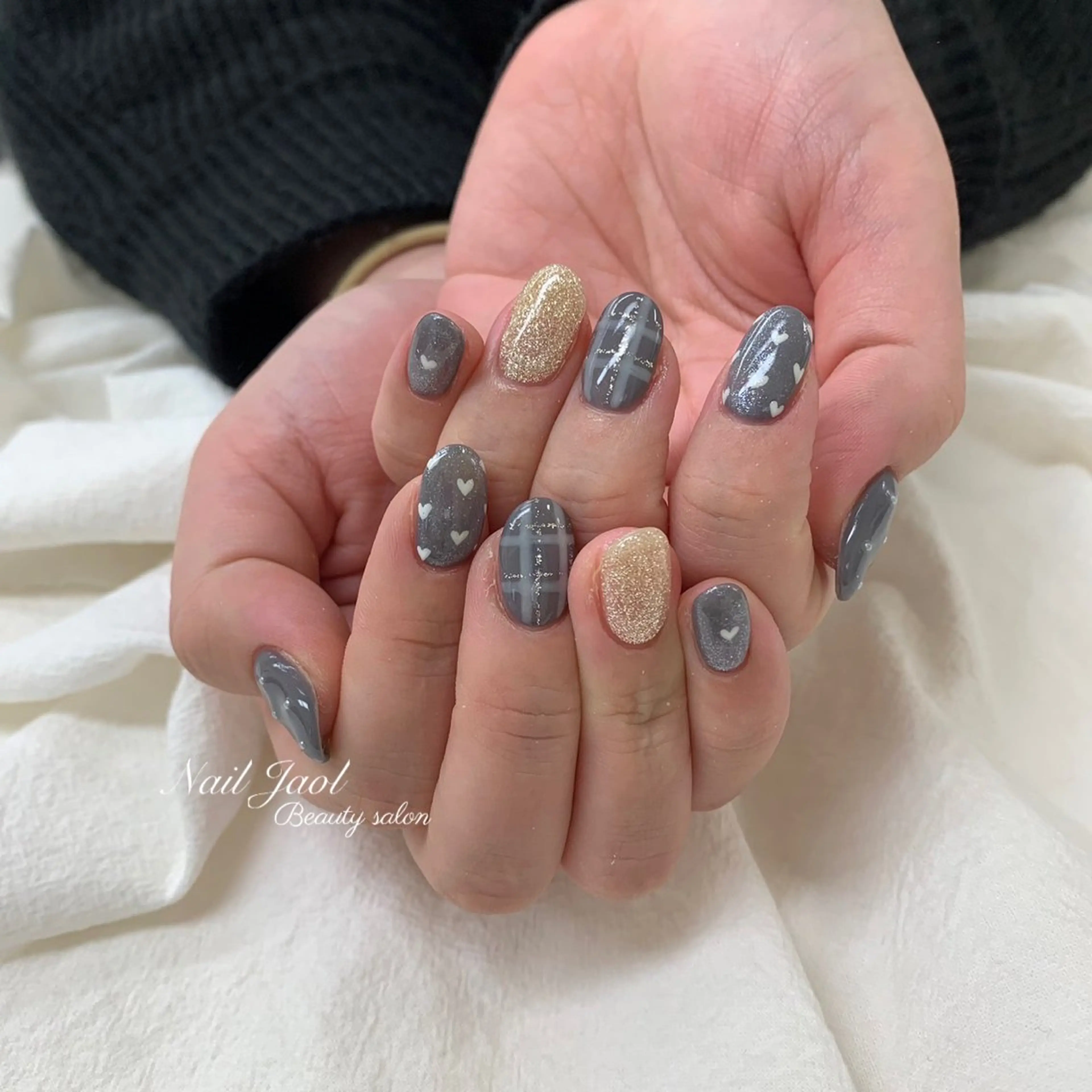 ミディアム ハンドネイル nail jaol池袋店所属・ネイルJaol 池袋のネイルデザイン