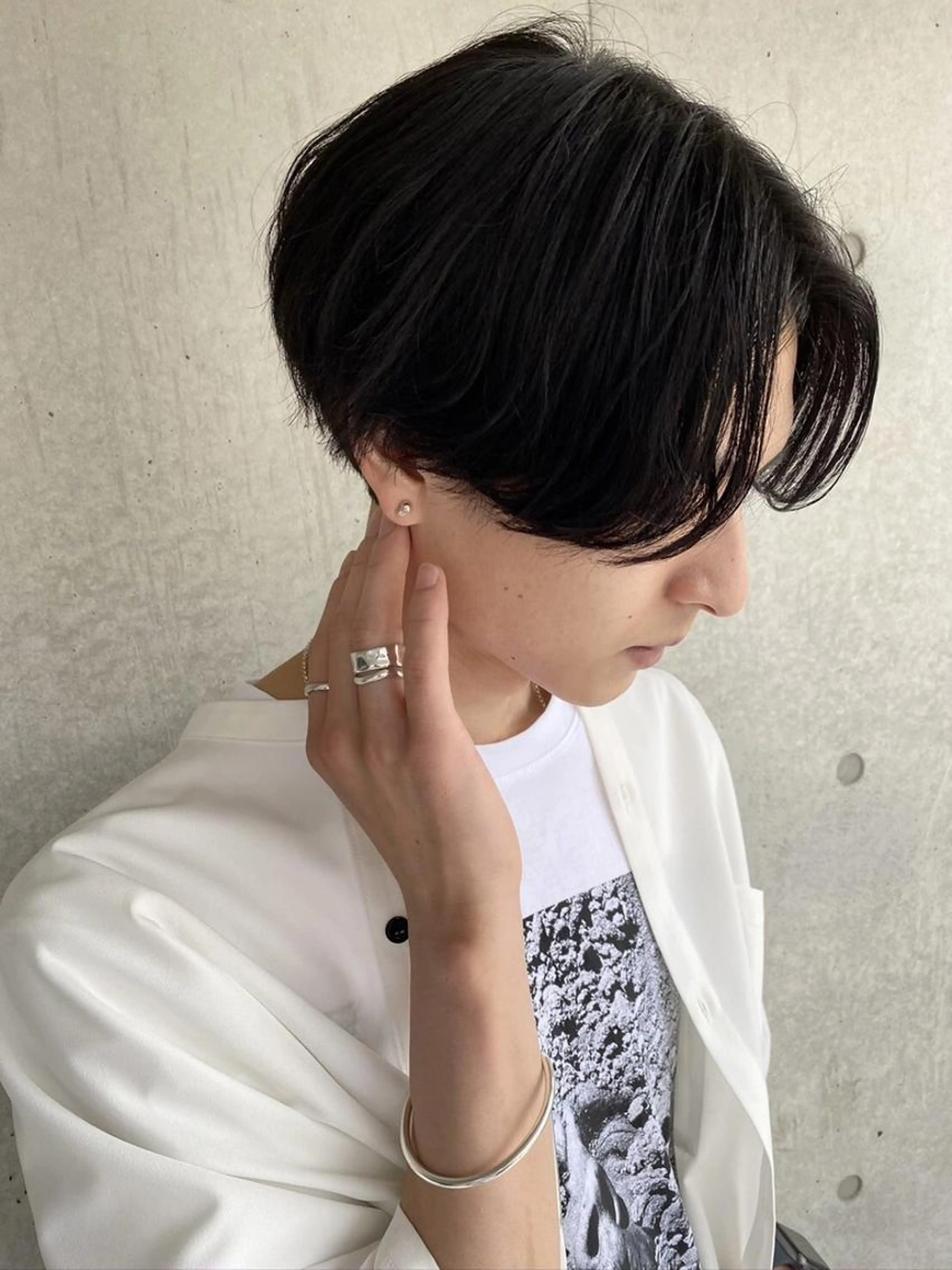 カット+ニュアンスパーマの写真