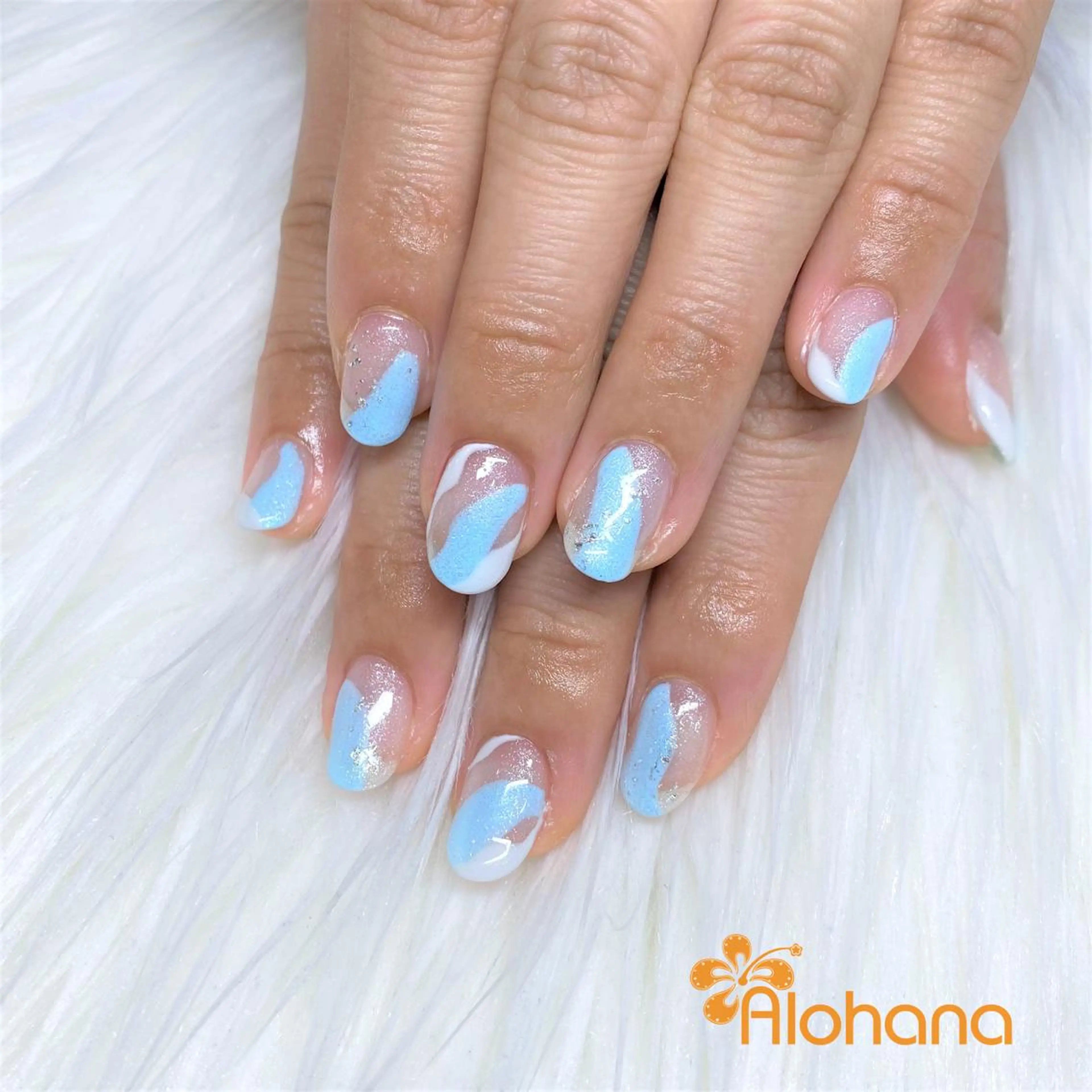 ネイル ニュアンスネイル ハンドネイル Alohana所属・Alohana Minaのネイルデザイン