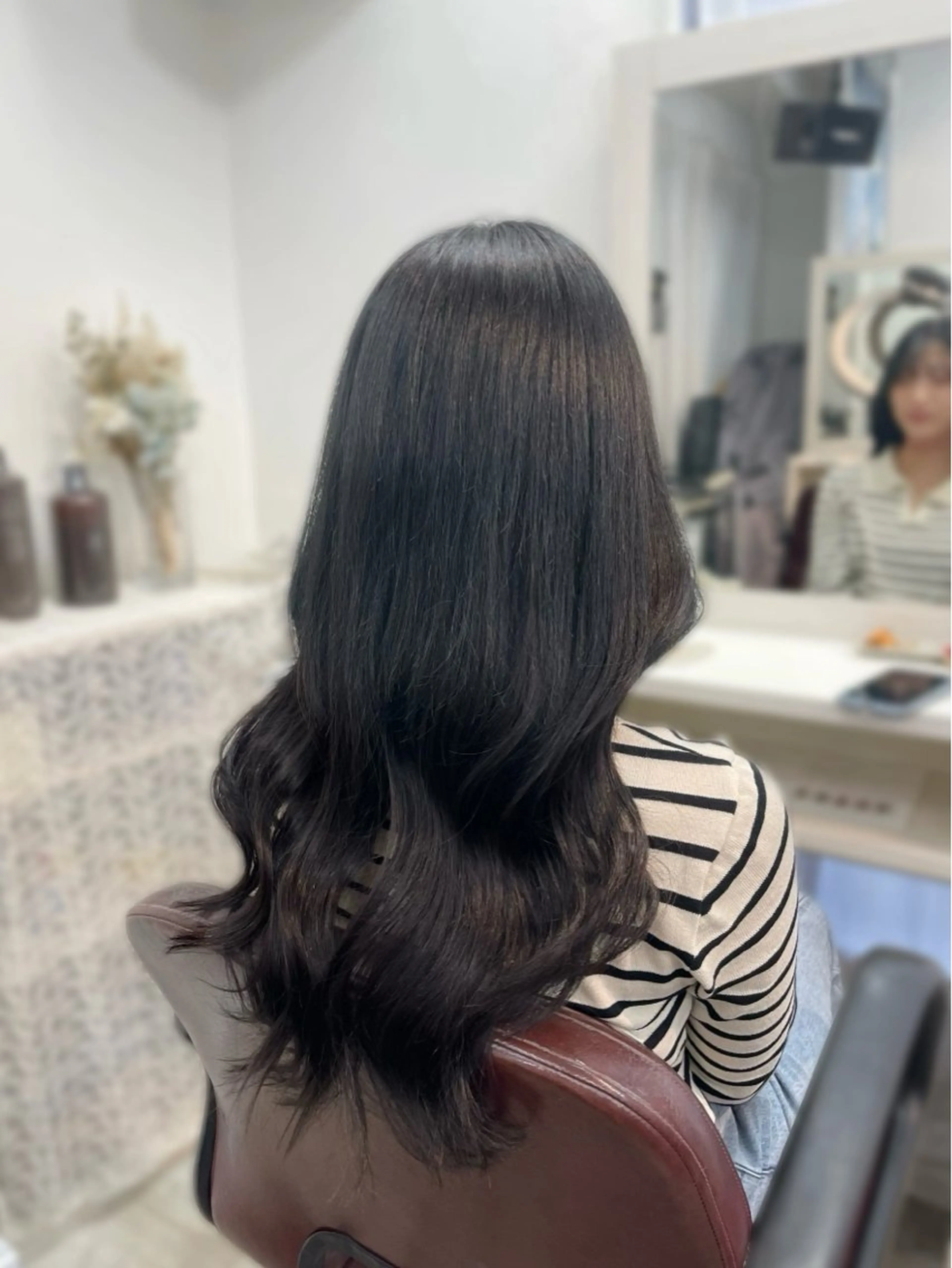 ロング カラー カット ヘアカラー エクステ ヘアセット 韓国ヘア🤍髪質改善 🇰🇷AKANEのヘアスタイル