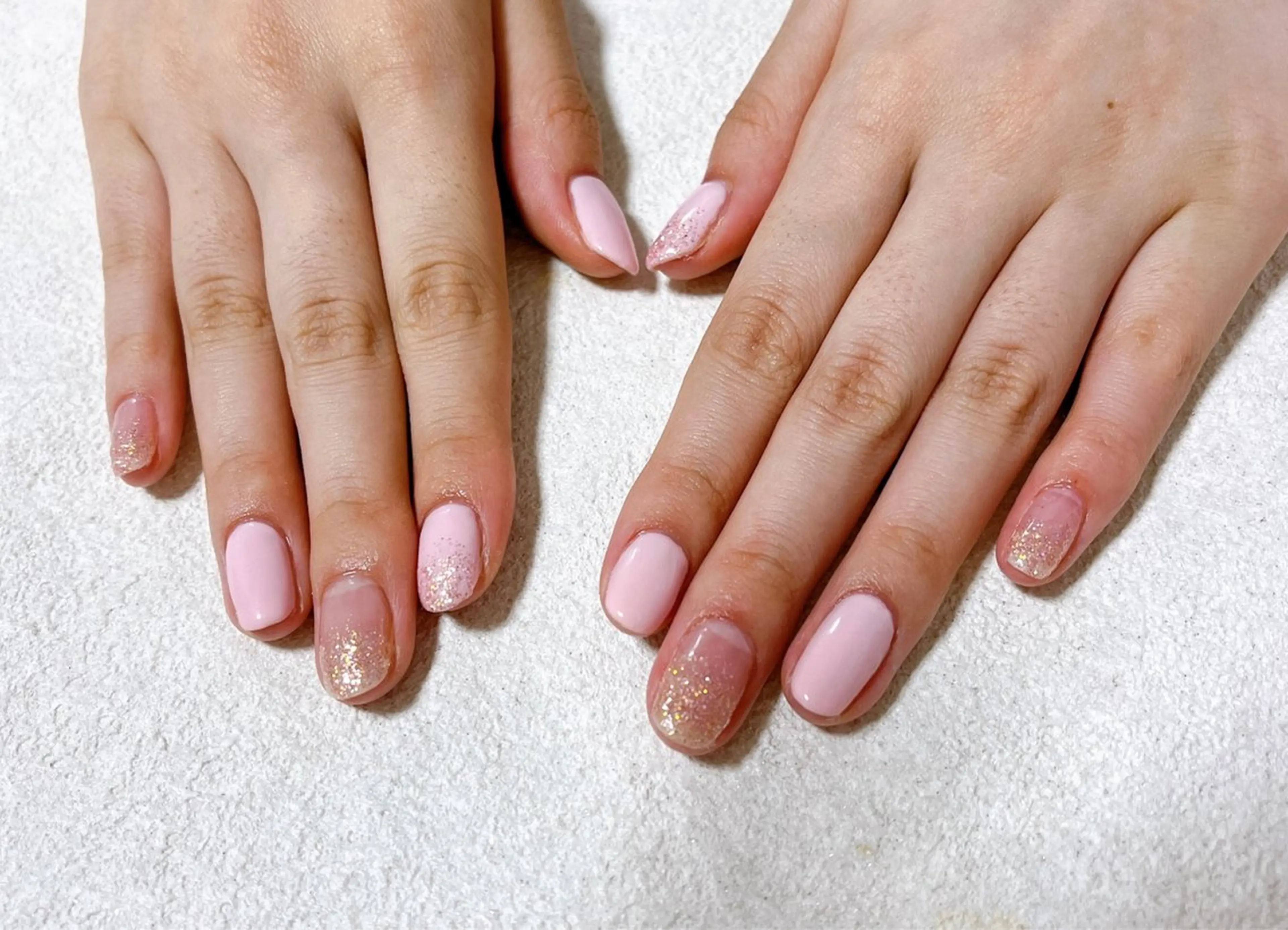 ネイル オーロラネイル フットネイル フレンチネイル ジェルネイル 韓国ネイル ハンドネイル Mogu nail 二子玉川のネイルデザイン