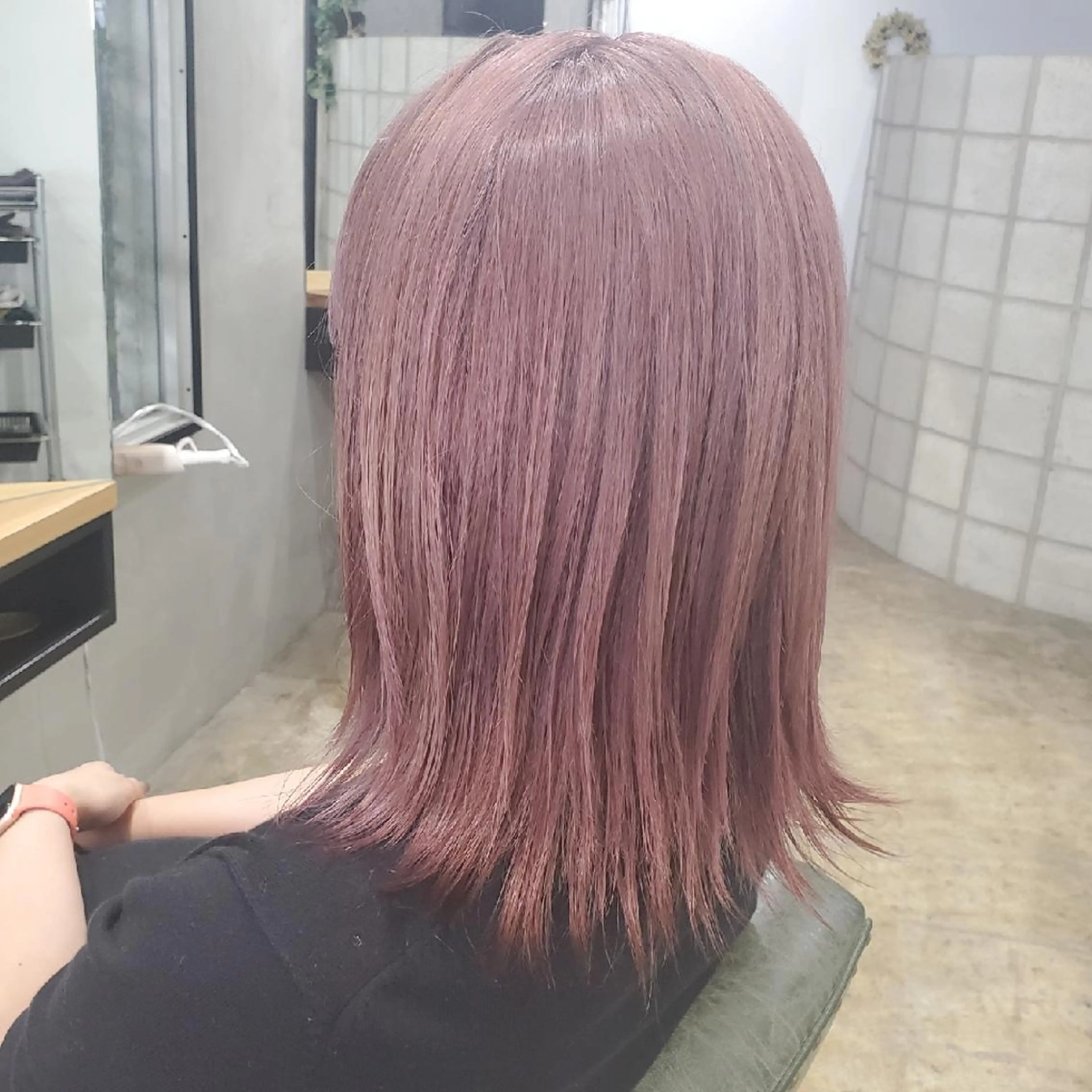 ミディアム カラー Le Lien カジのヘアスタイル