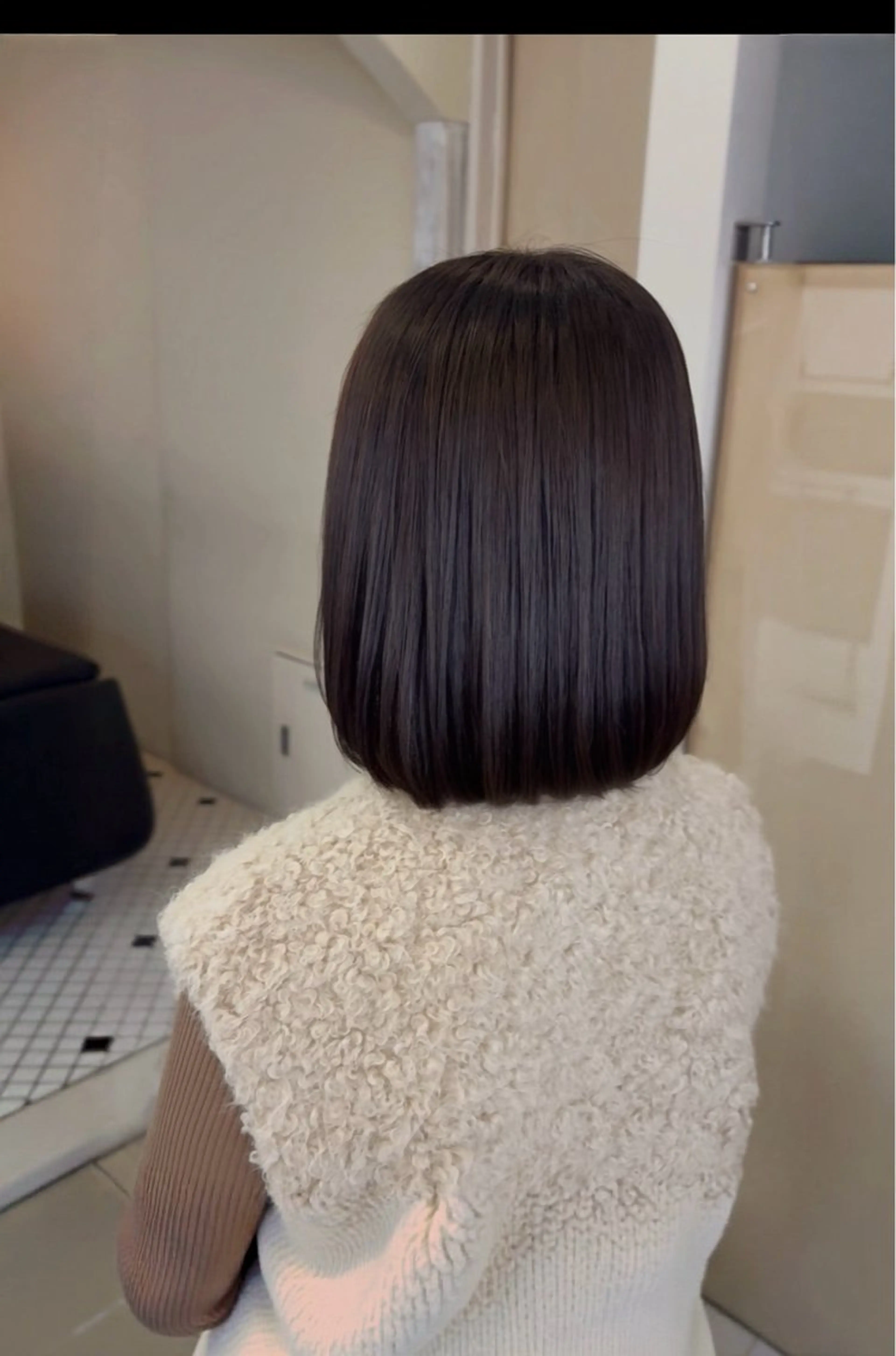 ミディアム カラー カット ヘアカラー ボブ/ ヘアセット.nanoのヘアスタイル