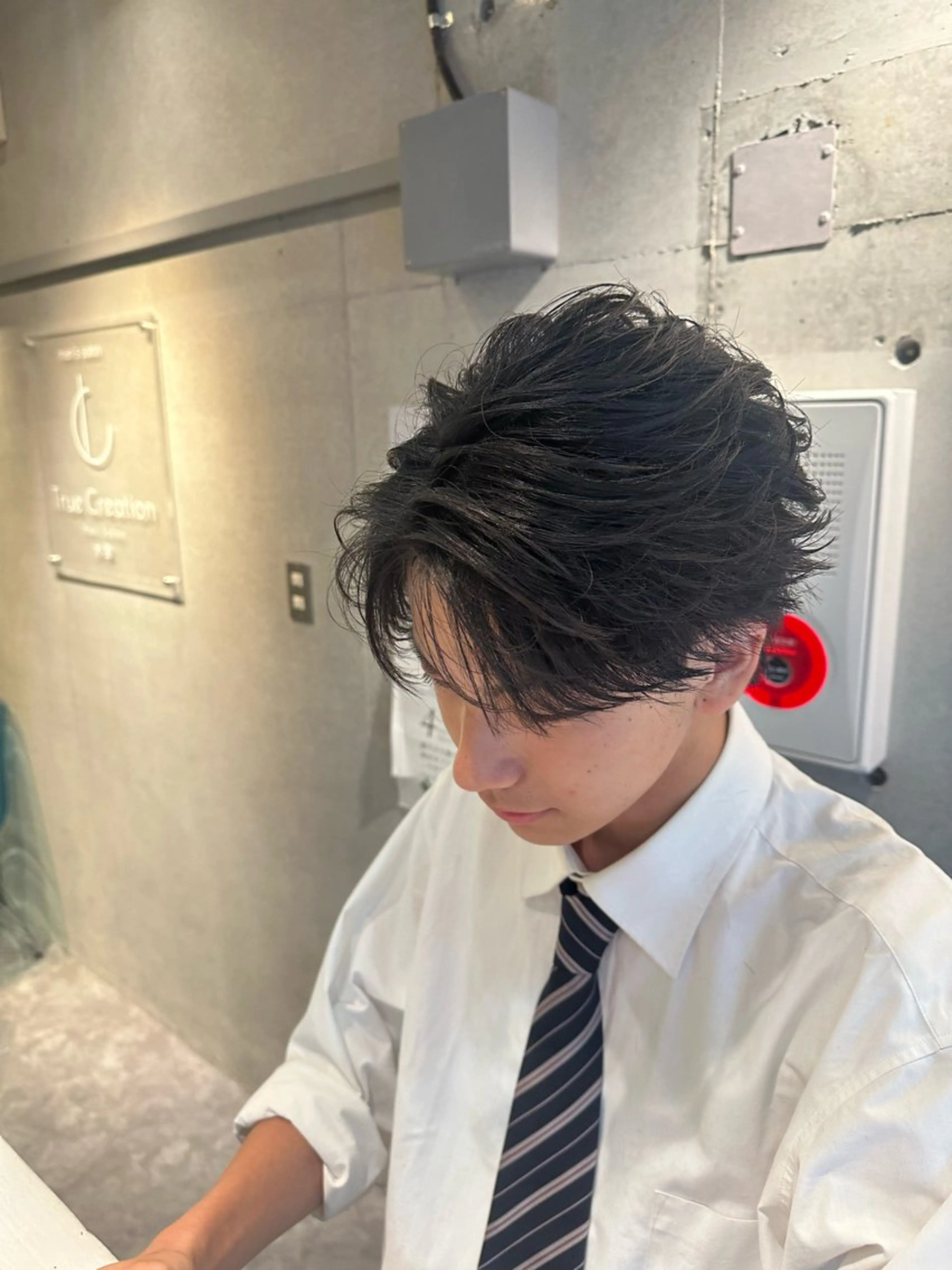 パーマ メンズ カット パーマ 💎メンズカット ／フェザー／細野💎のヘアスタイル