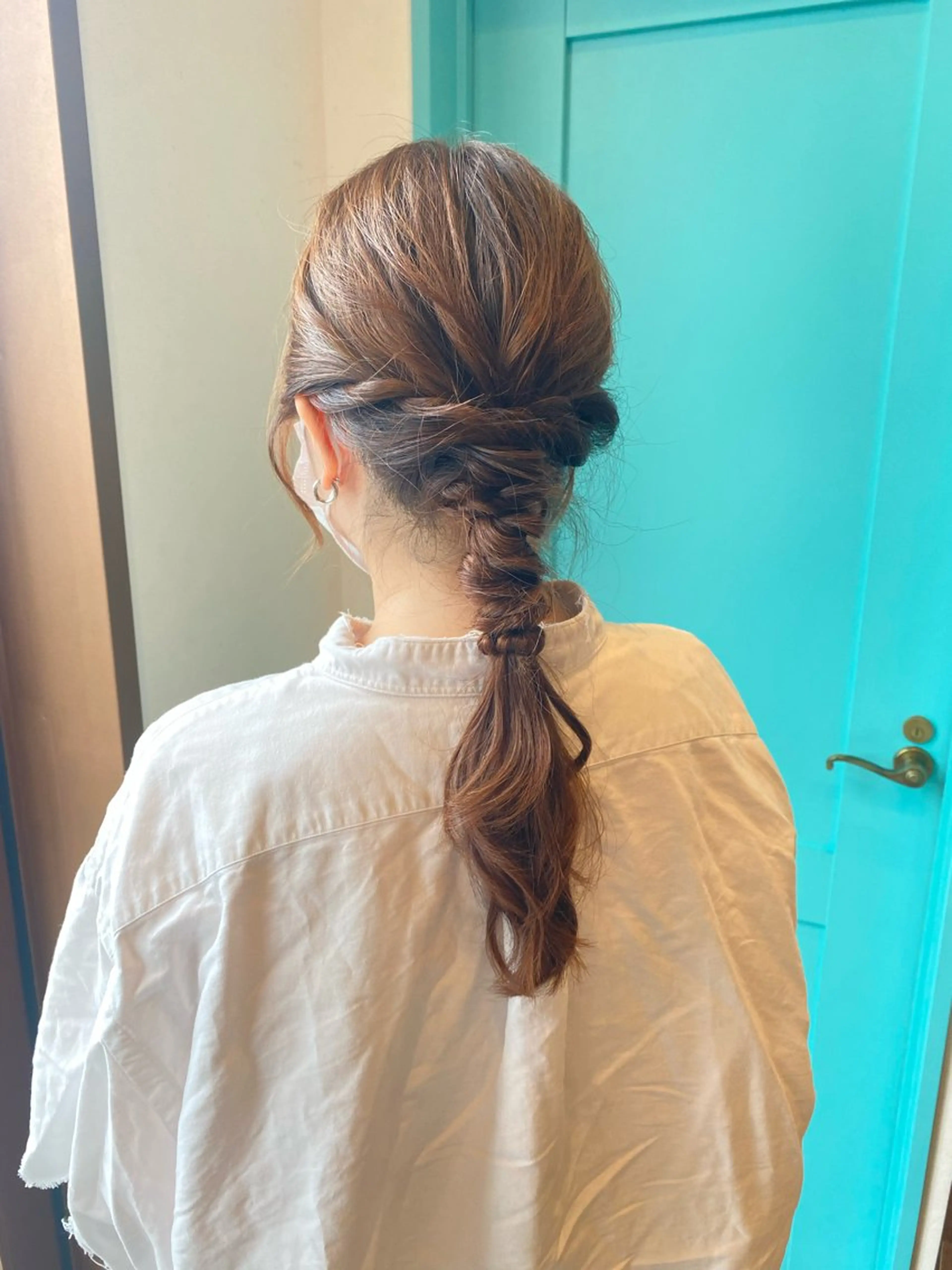 ロング ヘアアレンジ 石毛 ひかるのヘアスタイル