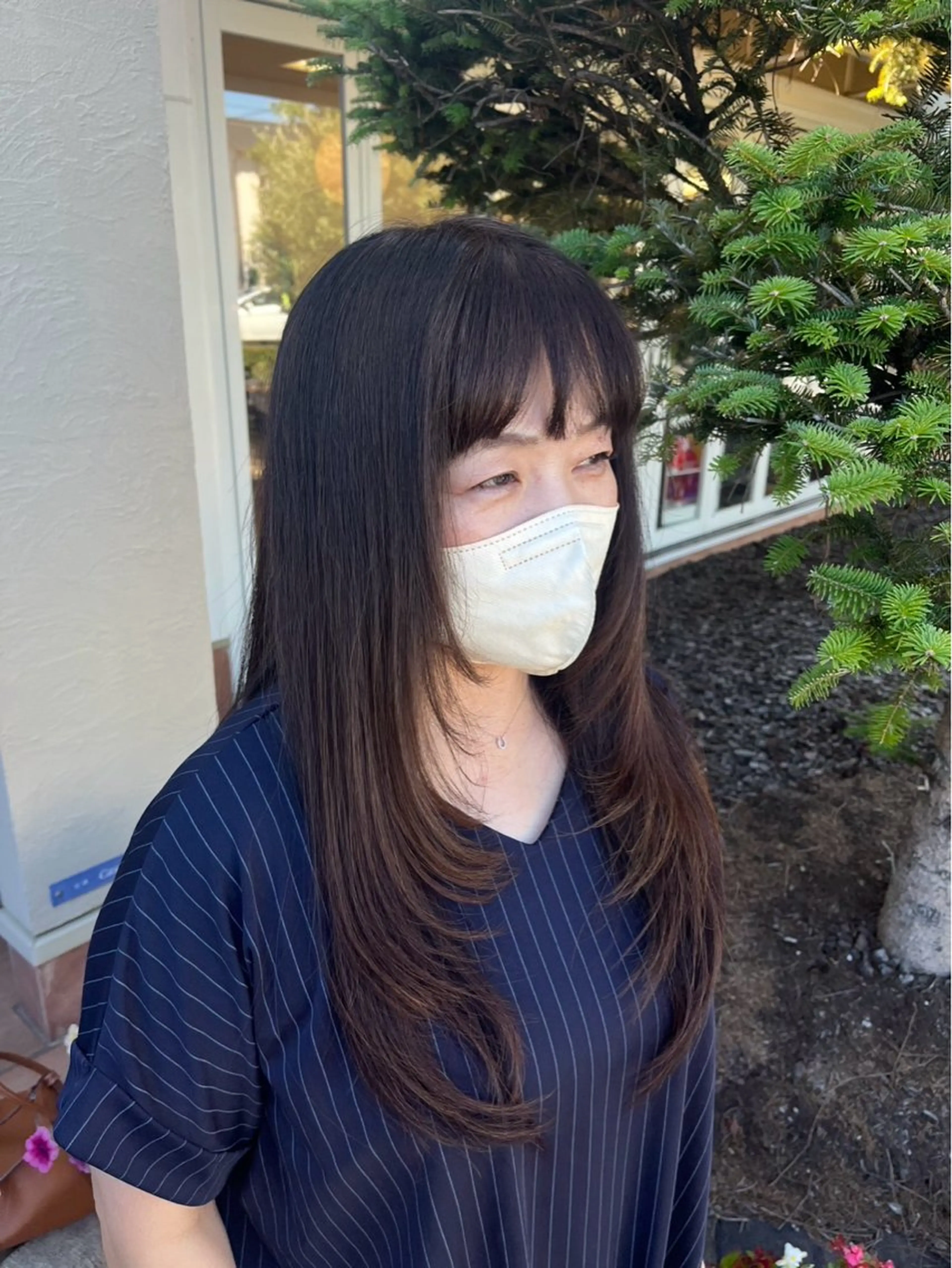 ロング レイヤーカット ヘアルームflat・ Rena🌼ྀིのヘアスタイル