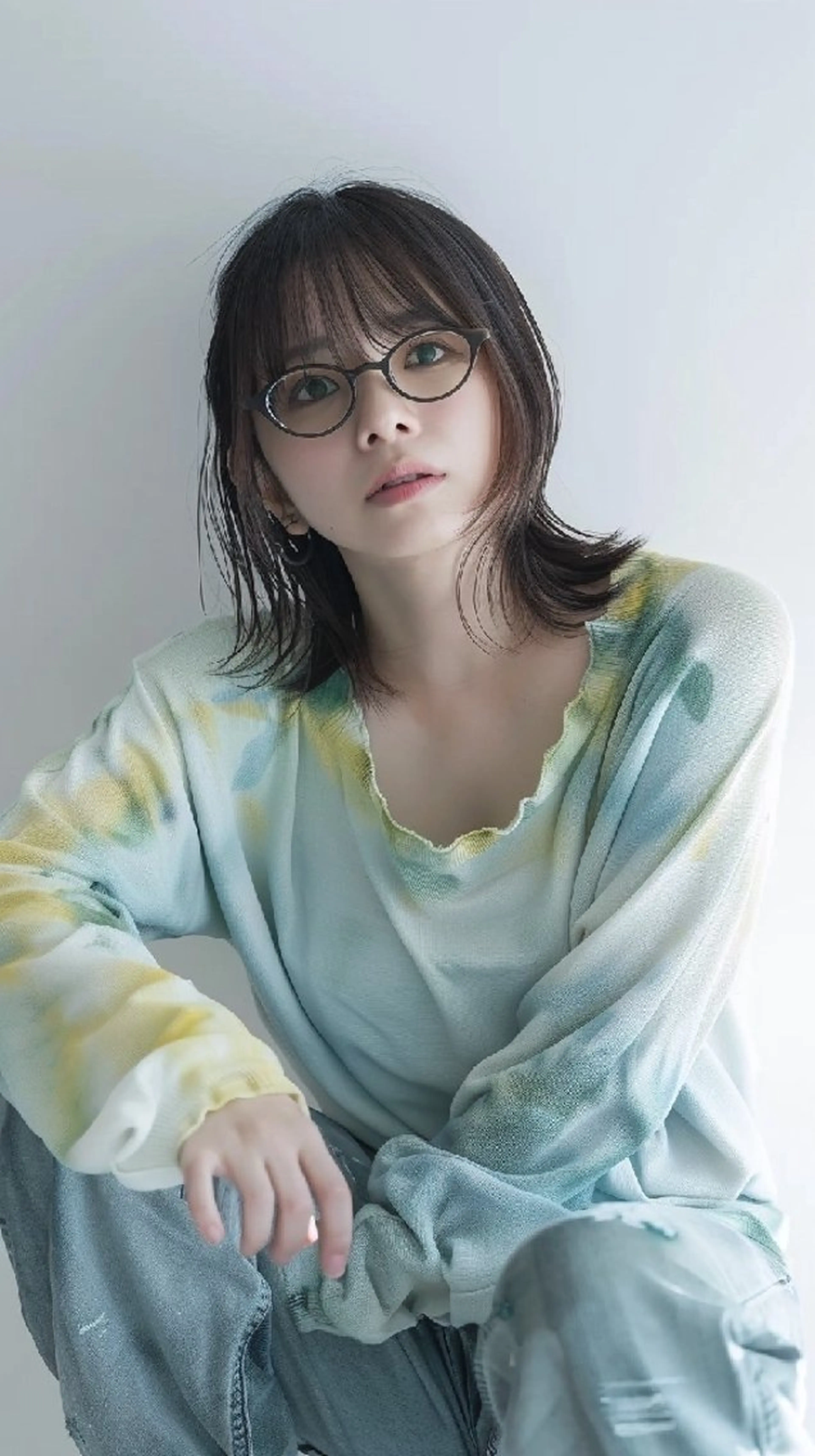 カラー 束感まつぱ🥑🤍 NATUKI🤍のマツエク・マツパデザイン