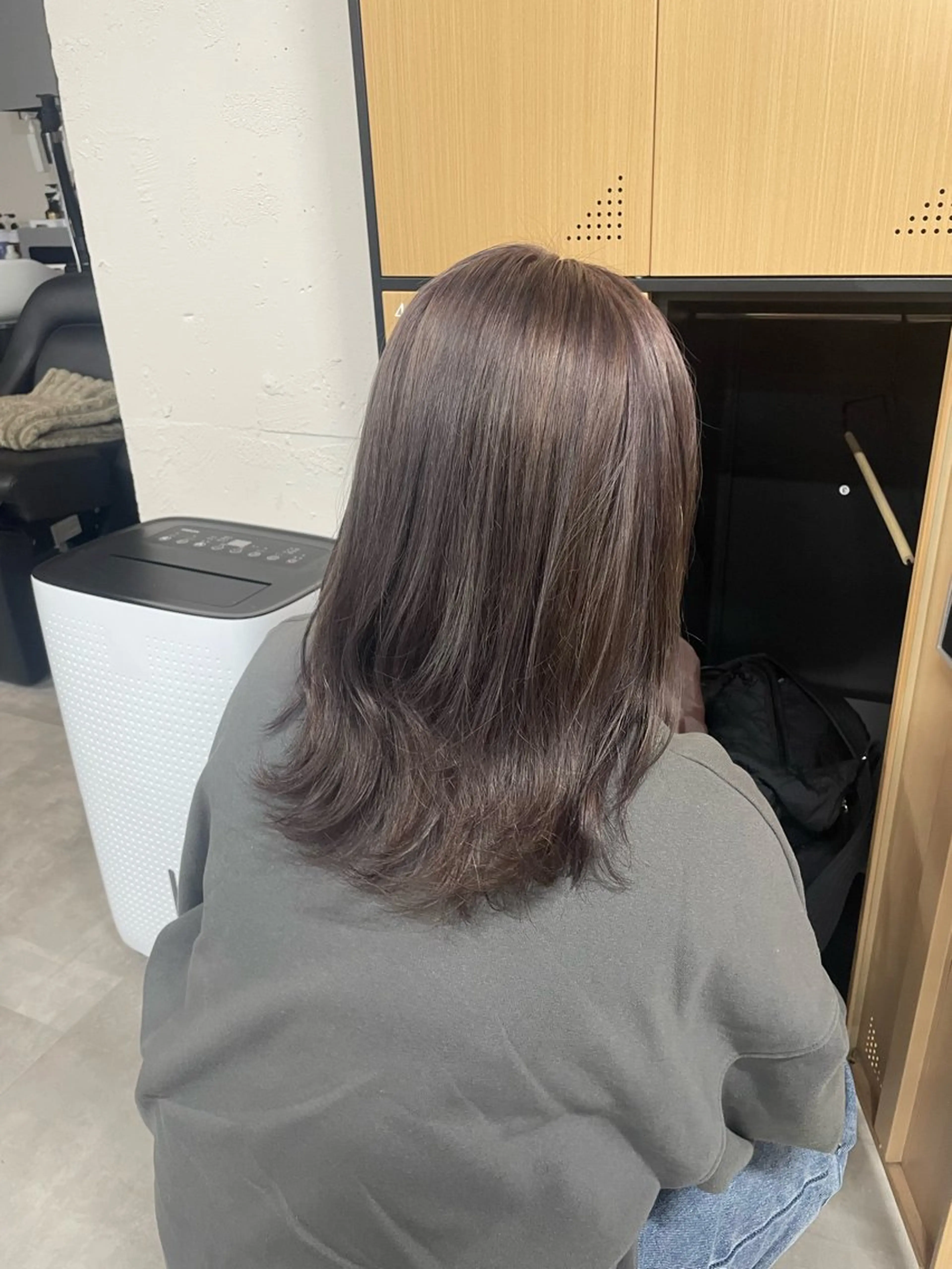 ミディアム tokute 中野真咲🐺のヘアスタイル