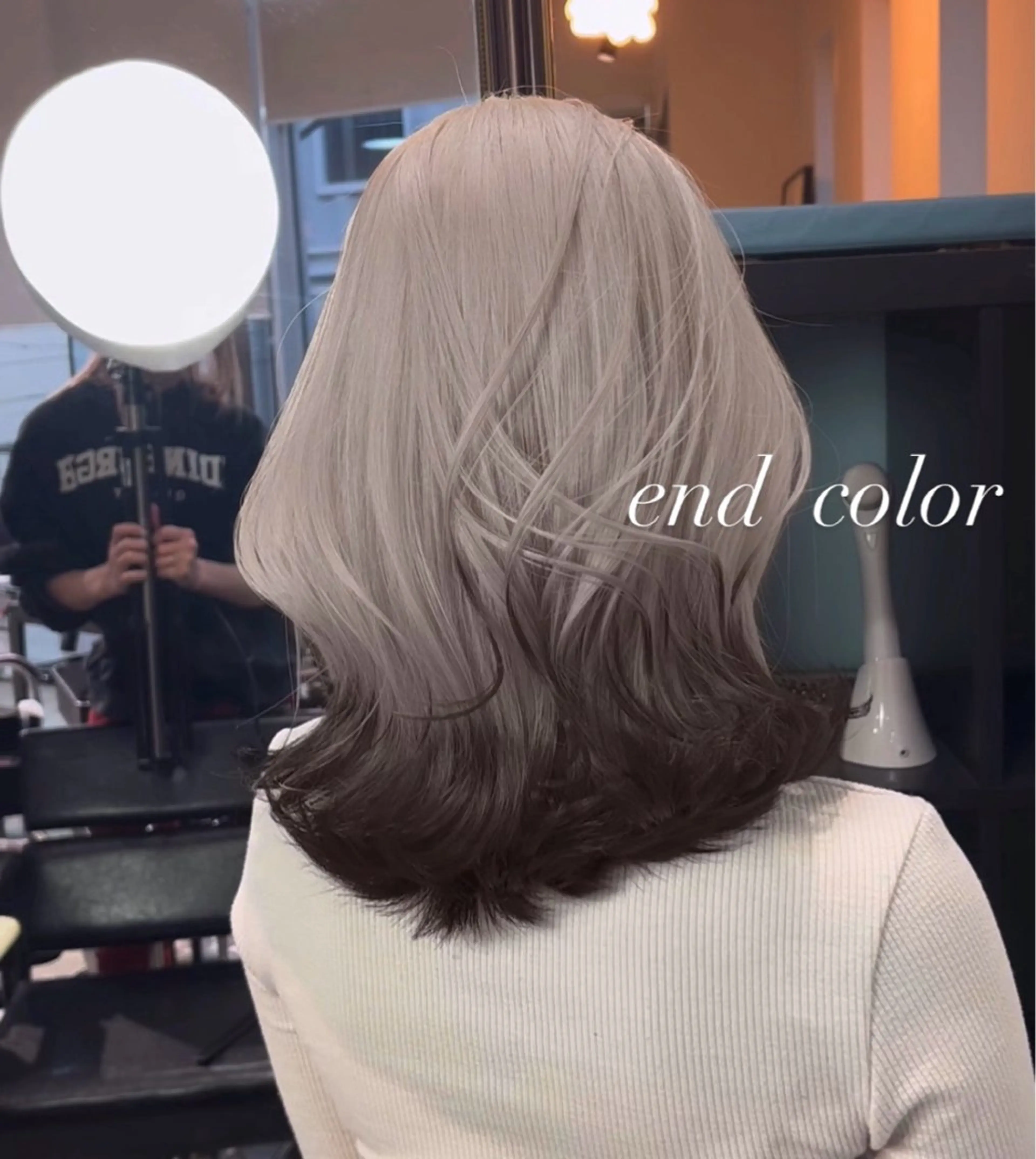 ミディアム カラー カット ヘアカラー トリートメント ヘアセット 💜ハイトーン💛 マジカルかいちゃんのヘアスタイル