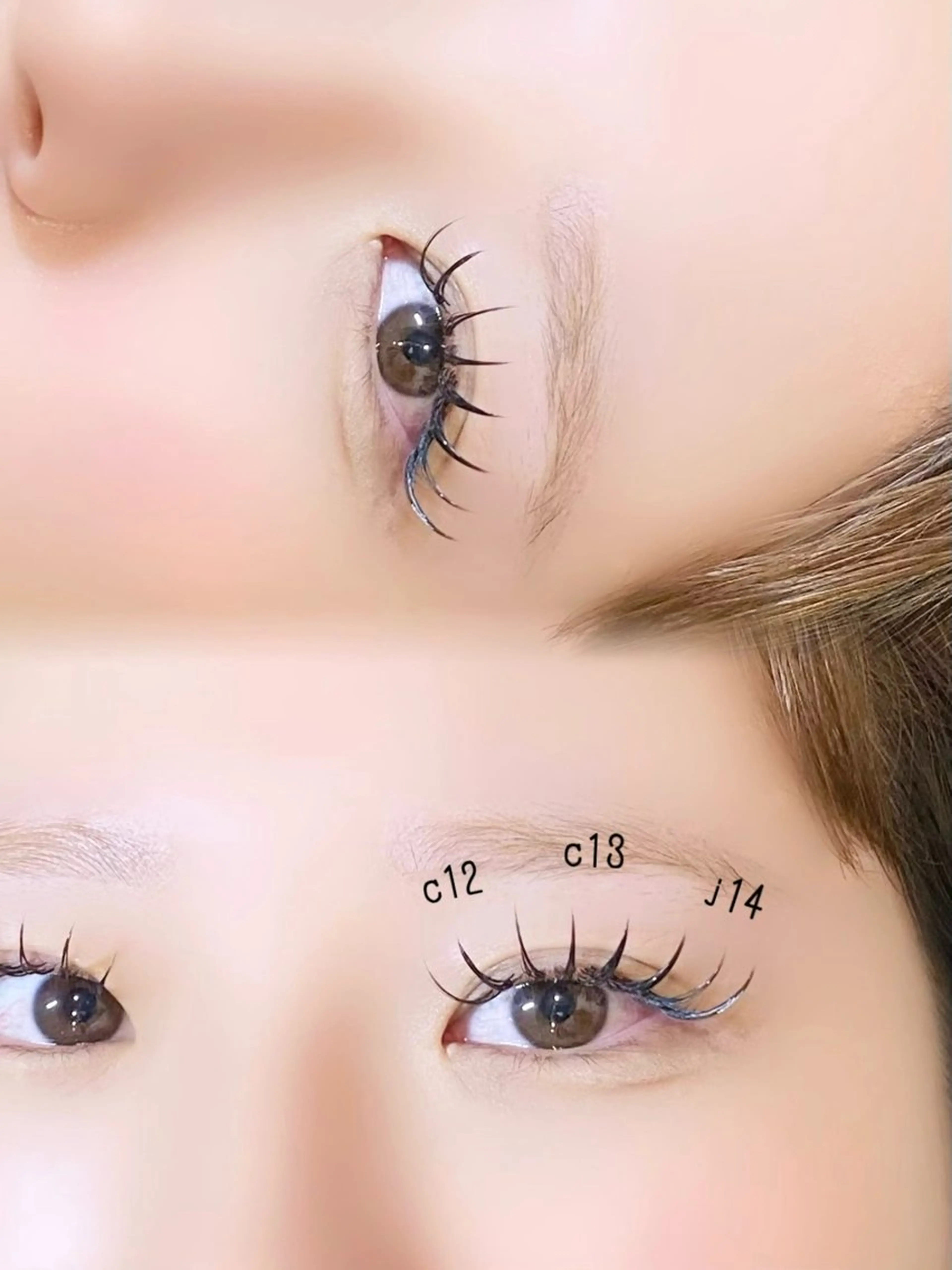 マツエク・マツパ フラットラッシュ 安江 ひなののマツエク・マツパデザイン