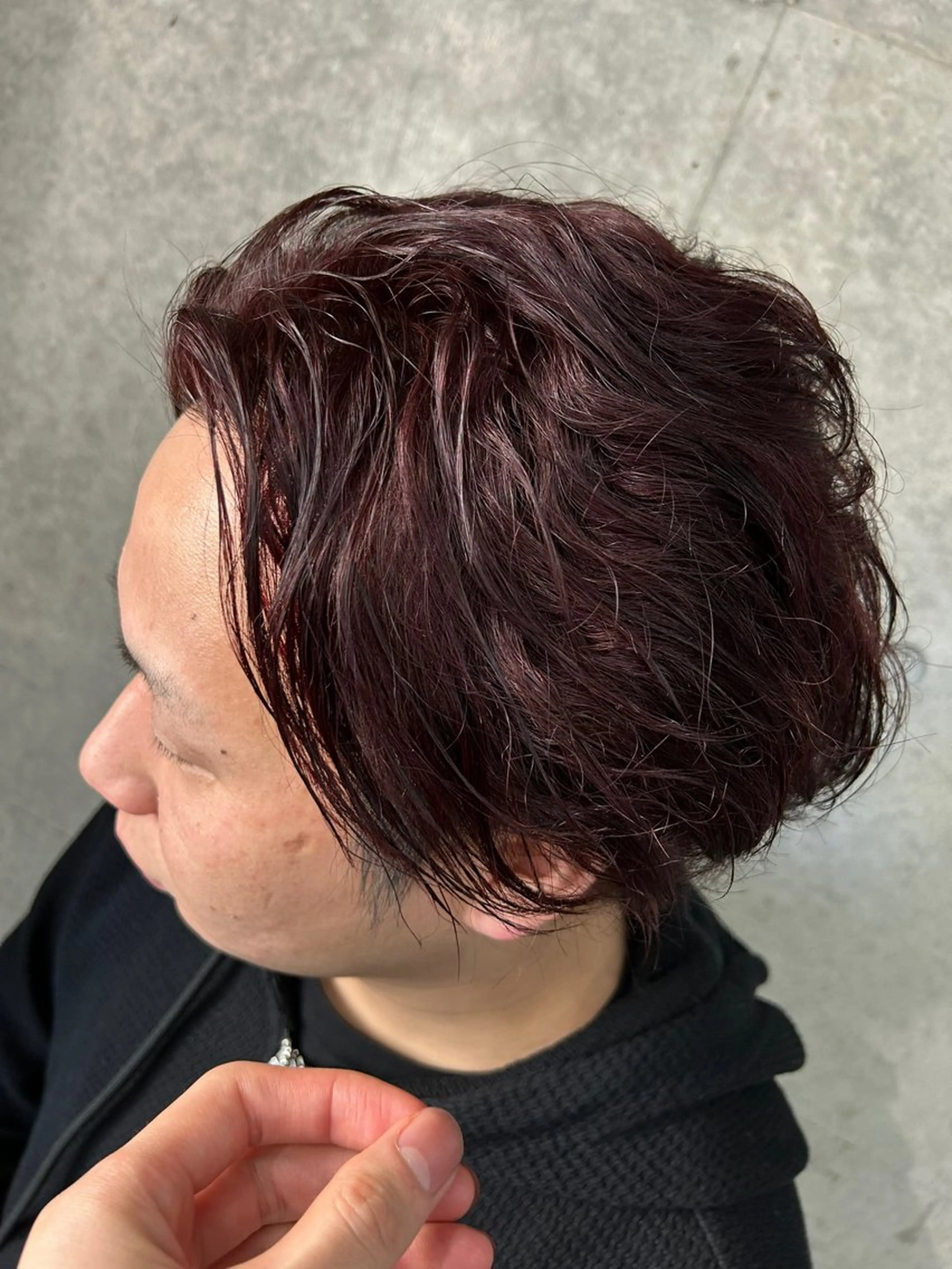 ショート カラー メンズ メンズブリーチ ブリーチ ブリーチなしカラー レッドカラー ヘアカラー リュウド/ハイトーン /ブリーチ/名古屋のヘアスタイル