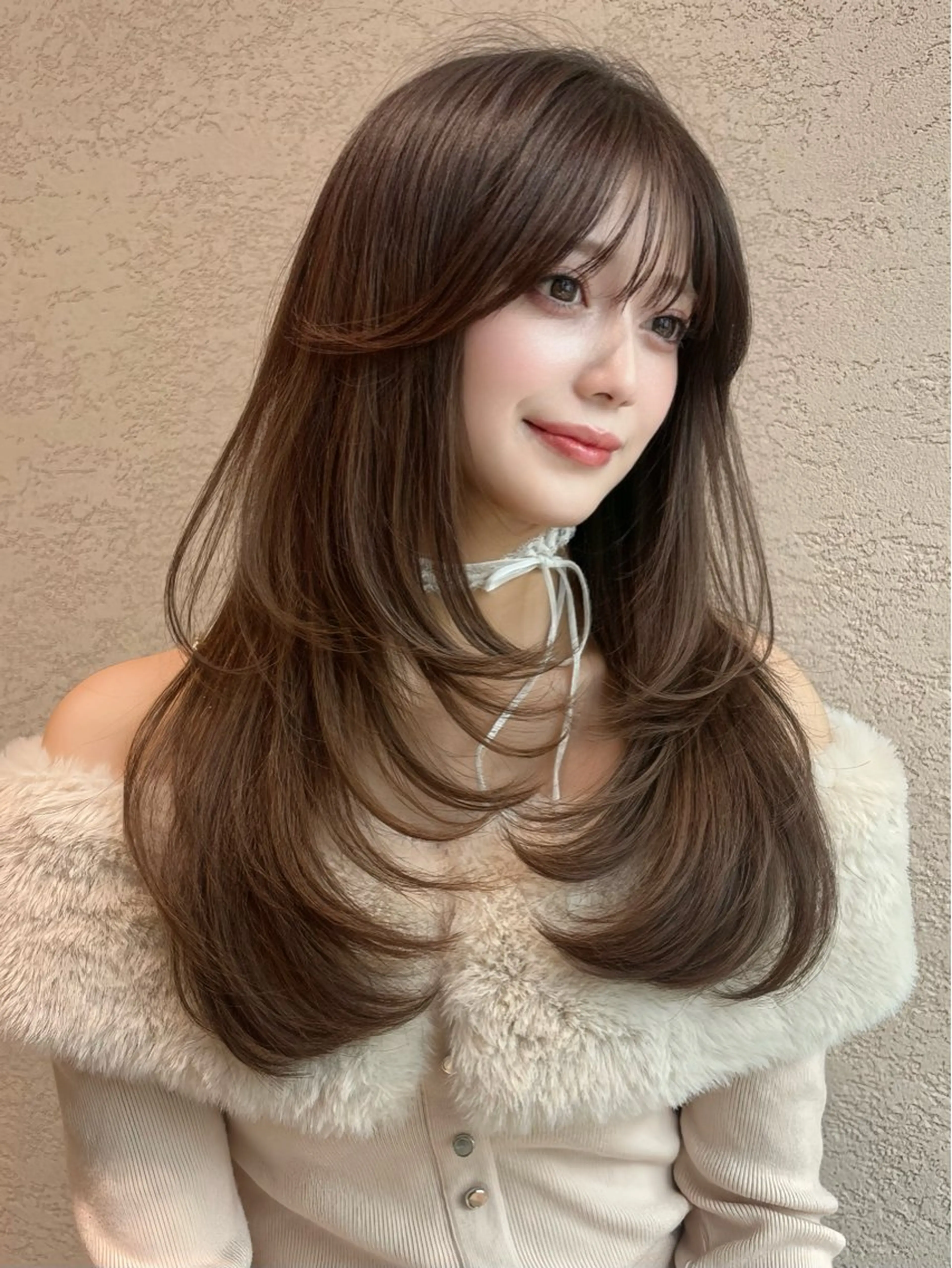 12月限定クーポン💞透け感たっぷり透明感カラー💖【レディースカット＋カラー+トリートメント】の写真