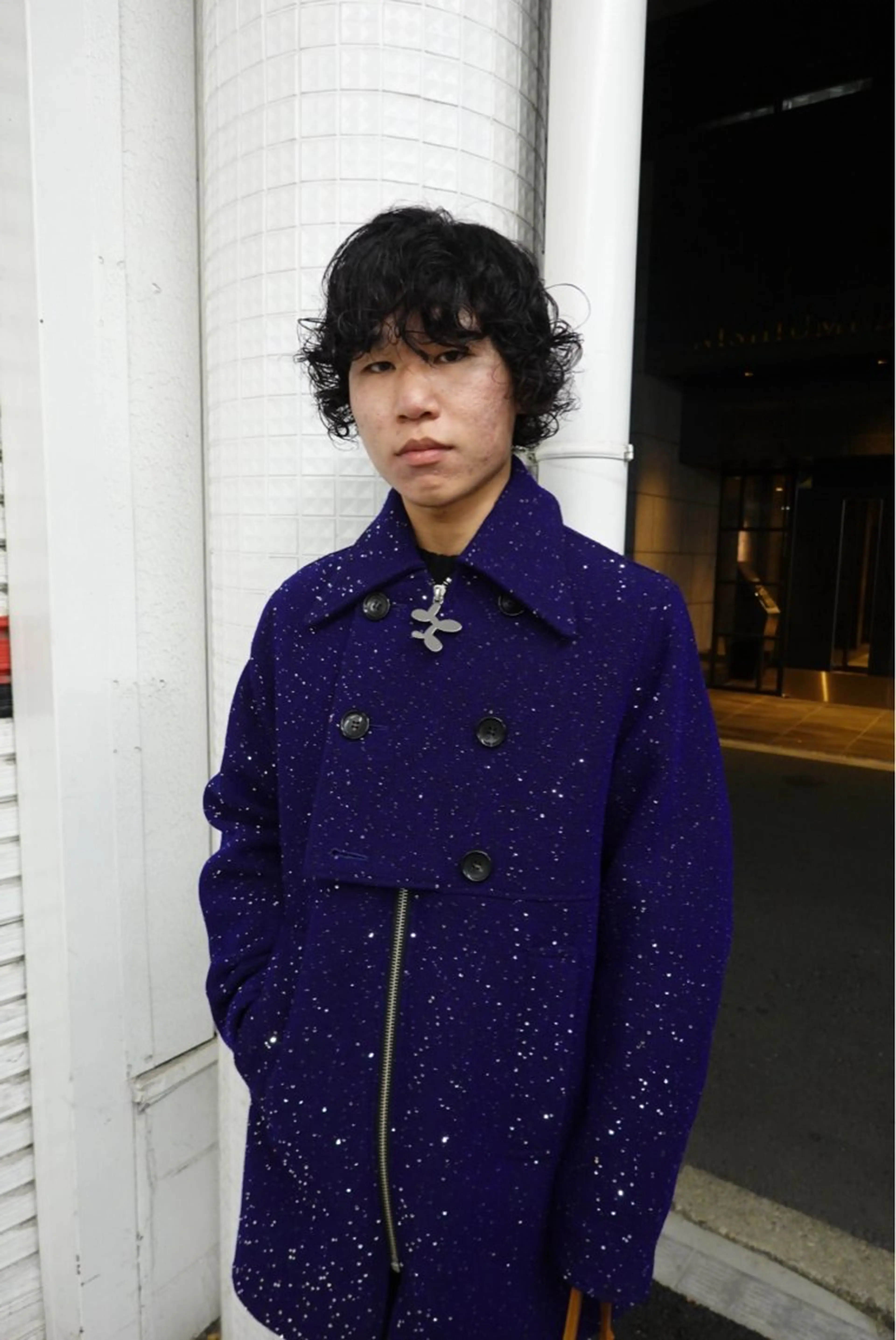 メンズボブカット＆パーマの写真