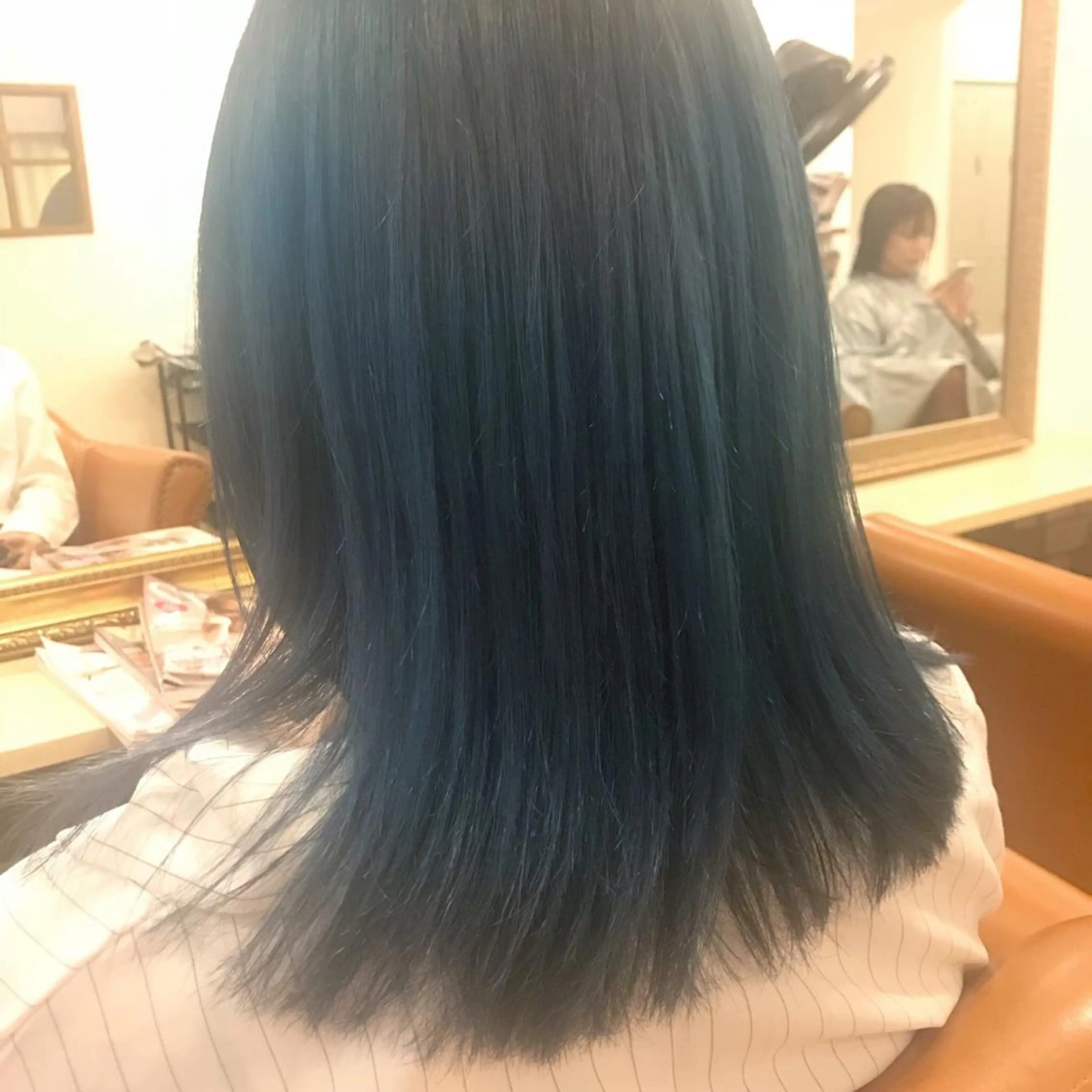 セミロング カラー メンズ限定クーポン シェアサロン博多のヘアスタイル