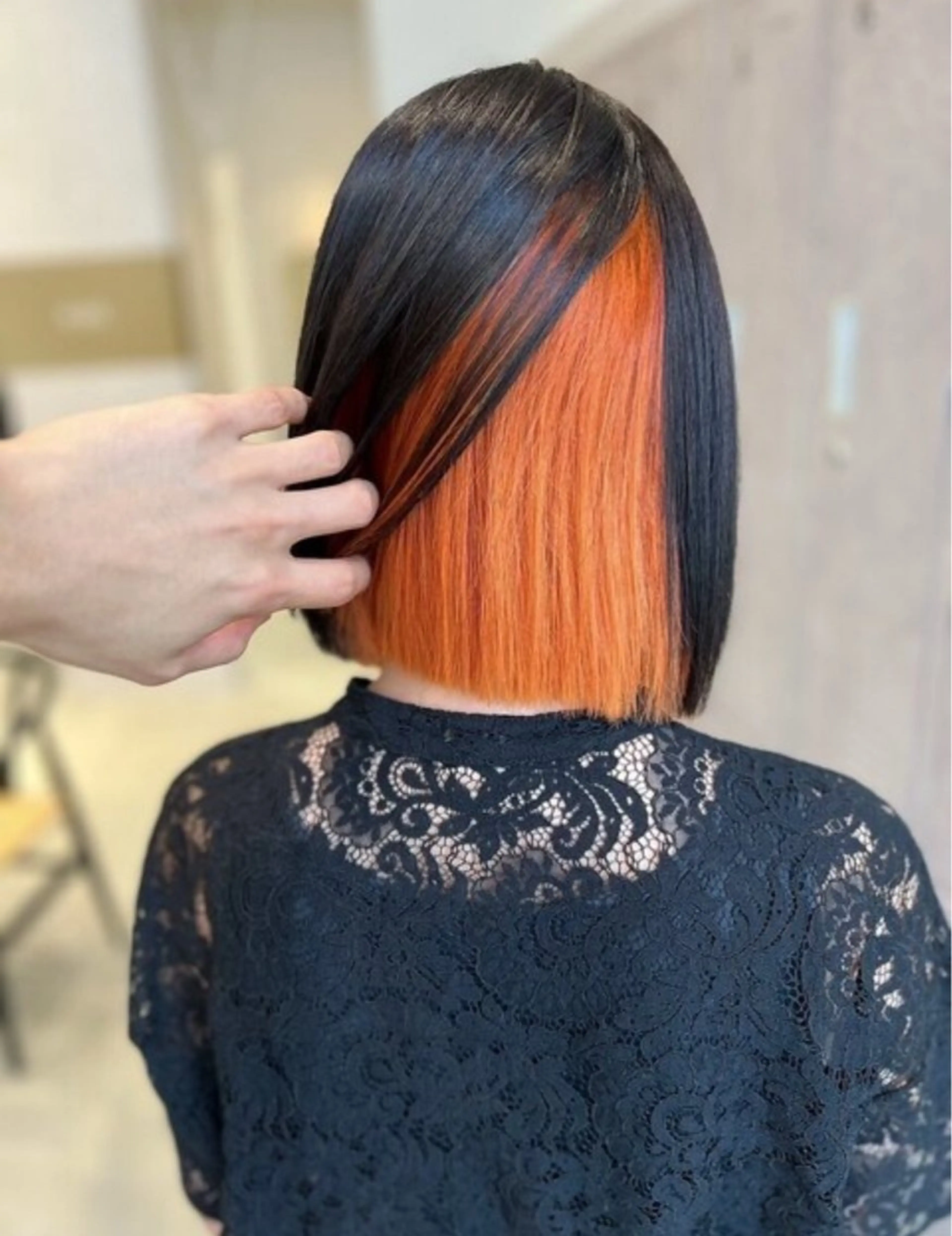 ・デザインブリーチ＋フルカラー（インナーorグラデーション）【イルミナ＋¥2000】【ケアトリートメント＋¥2000】の写真