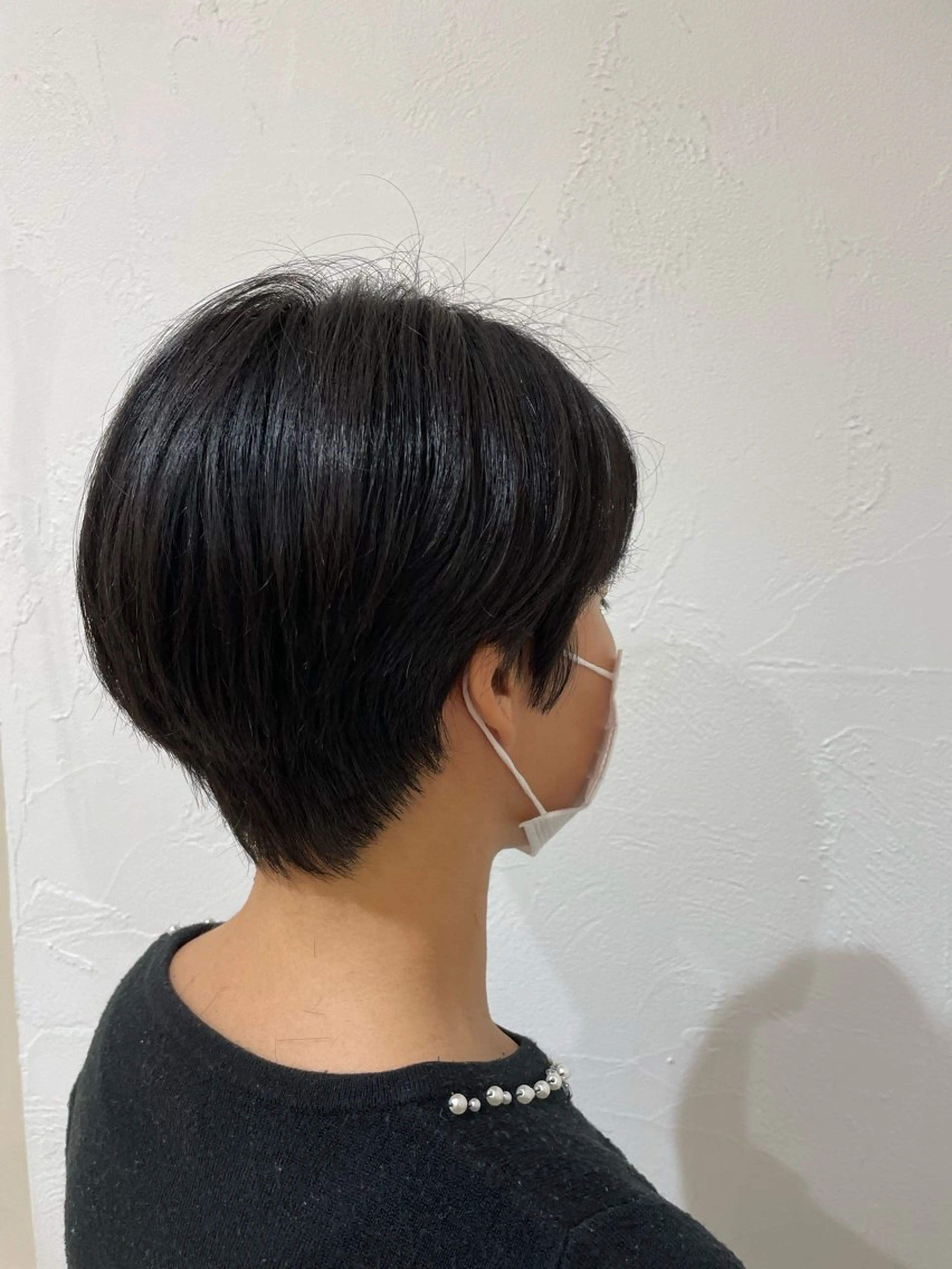 ショート ショートヘア 渡邊花奈 韓国ヘアのヘアスタイル