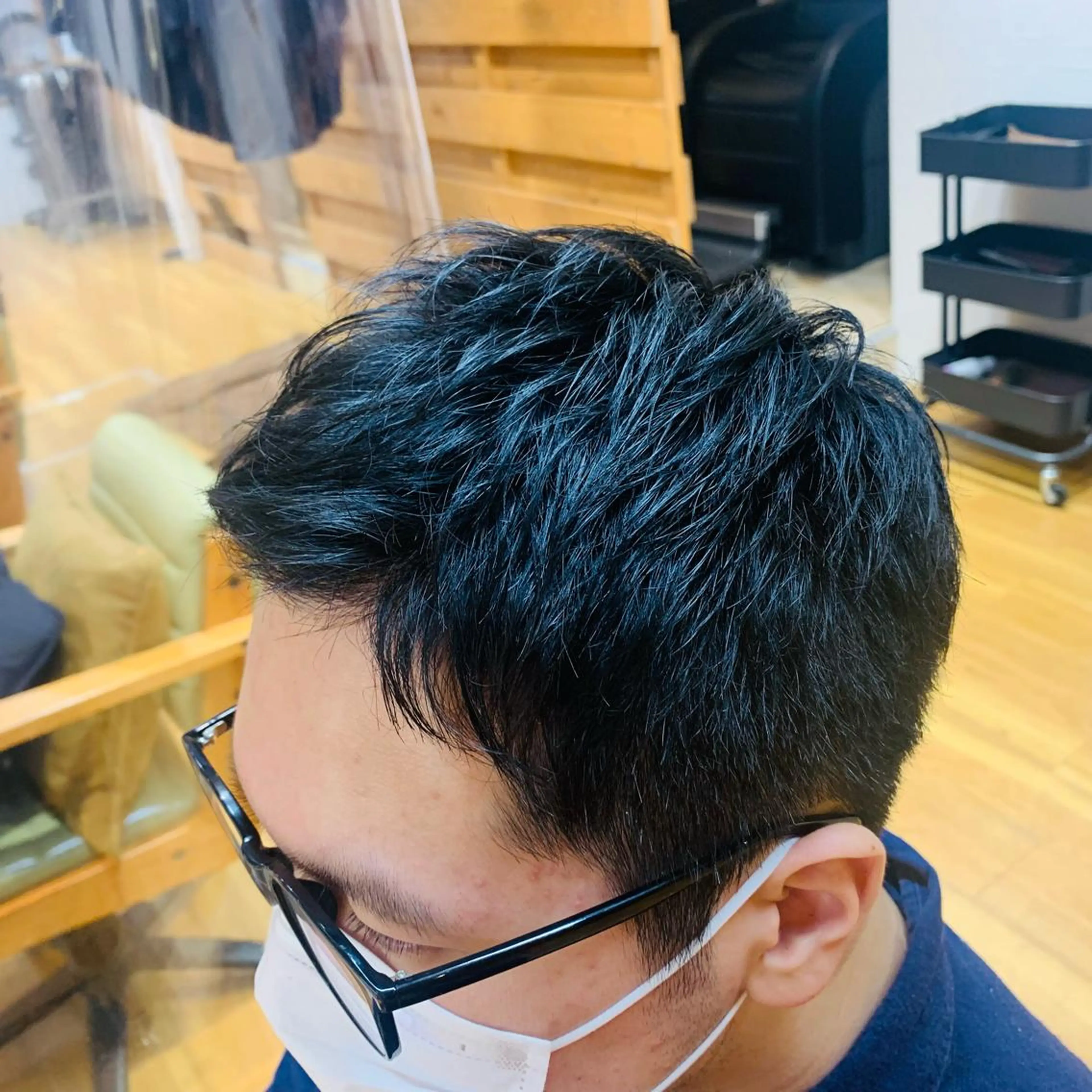 ショート メンズ ショート🌼パーマ 本間正子のヘアスタイル