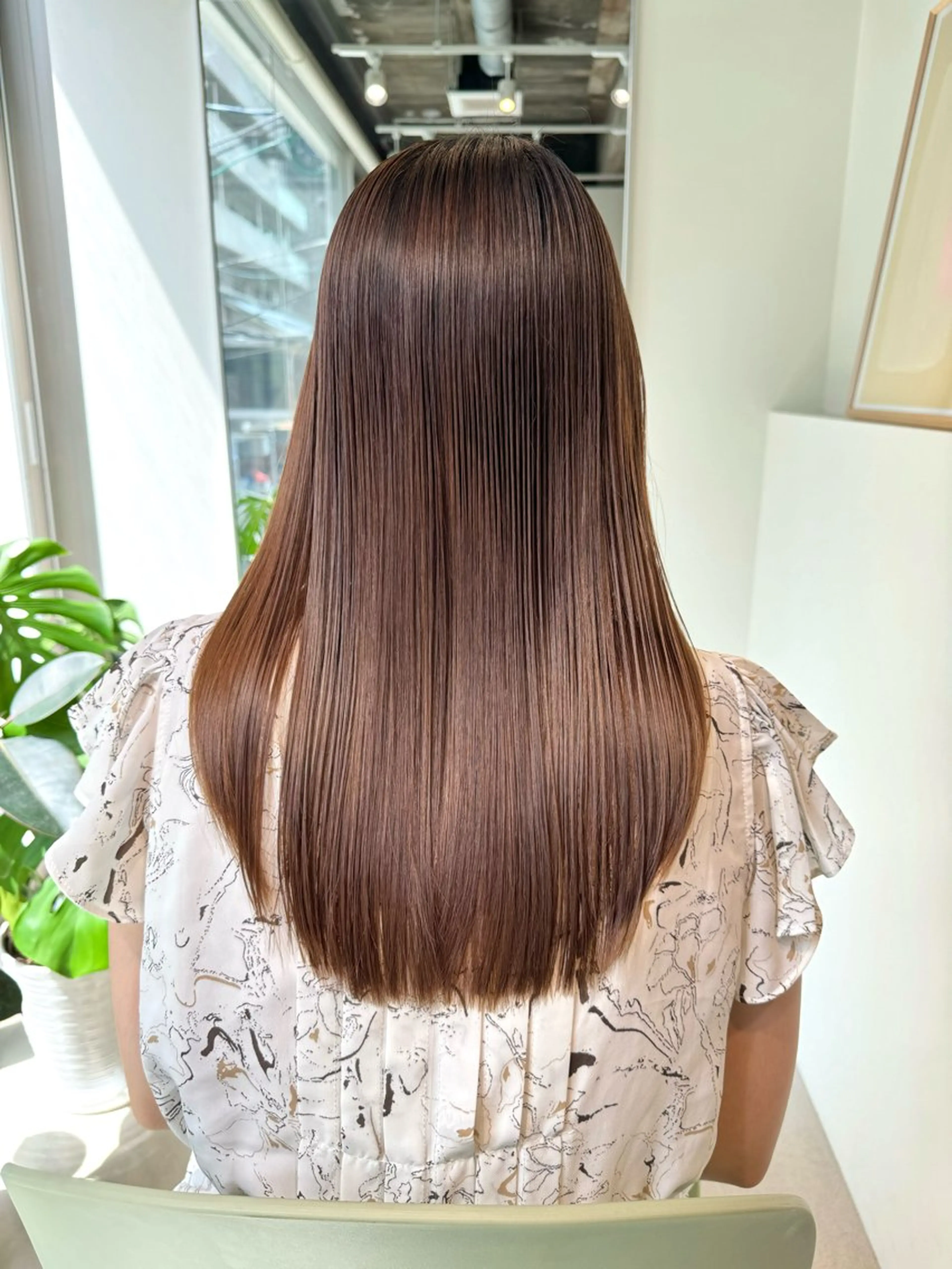 ロング アッシュ ボブ 髪質改善 レイヤーカット ロング 髪質改善スペシャリス ト長尾勇弥/梅田中津のヘアスタイル